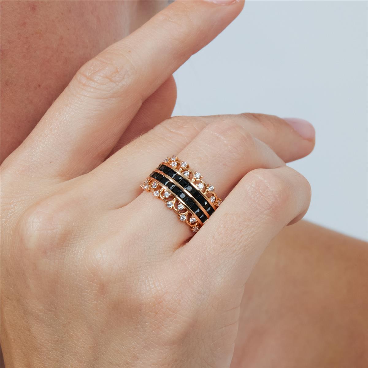Phiak Ring mit 18k Roségold-Finish - Phiak