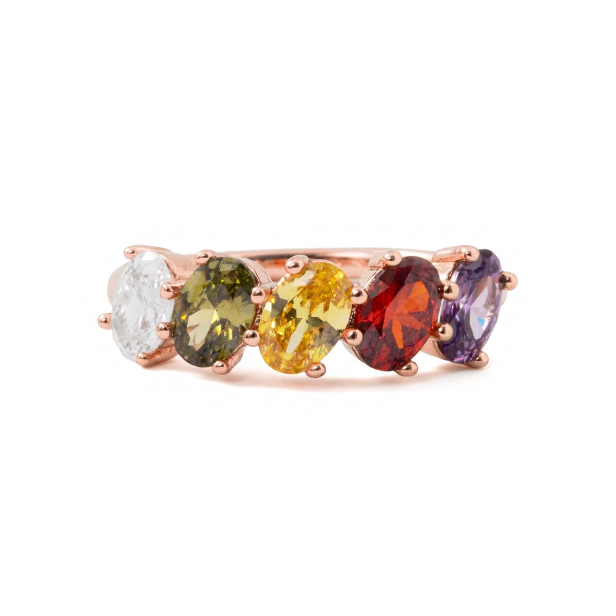 Anillo Sionvil acabado oro rosa 18k - Sionvil