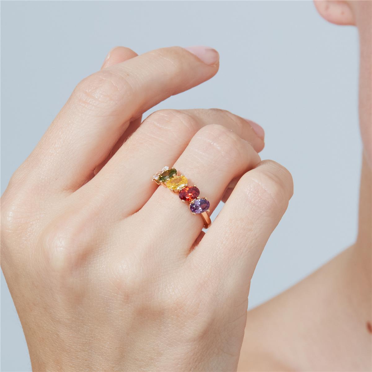 Anillo Sionvil acabado oro rosa 18k - Sionvil
