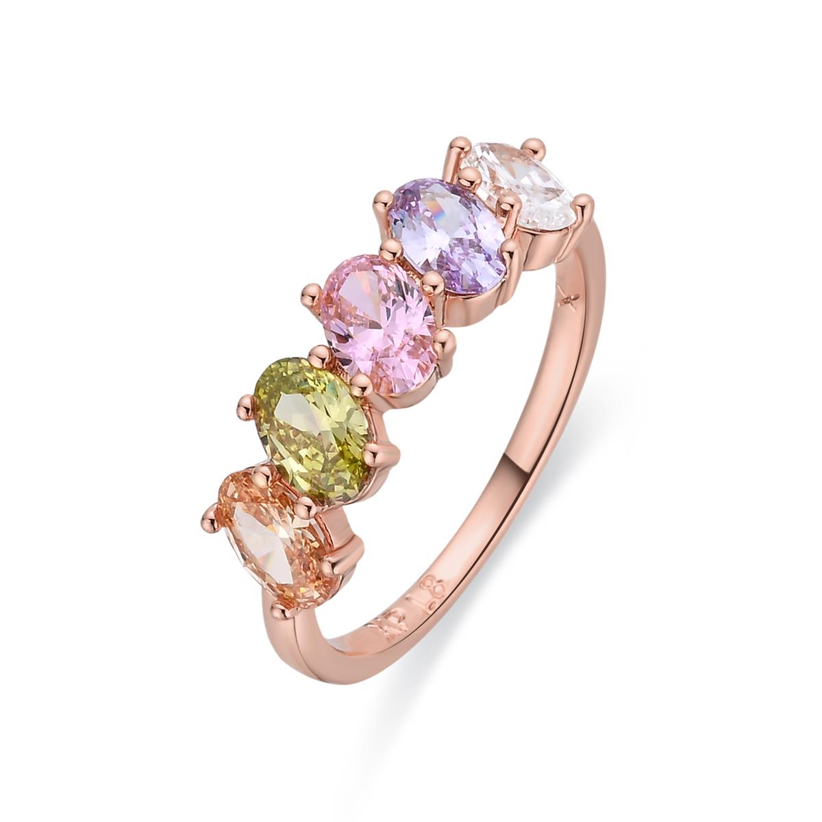 Anillo Sionvil acabado oro rosa 18k - Sionvil