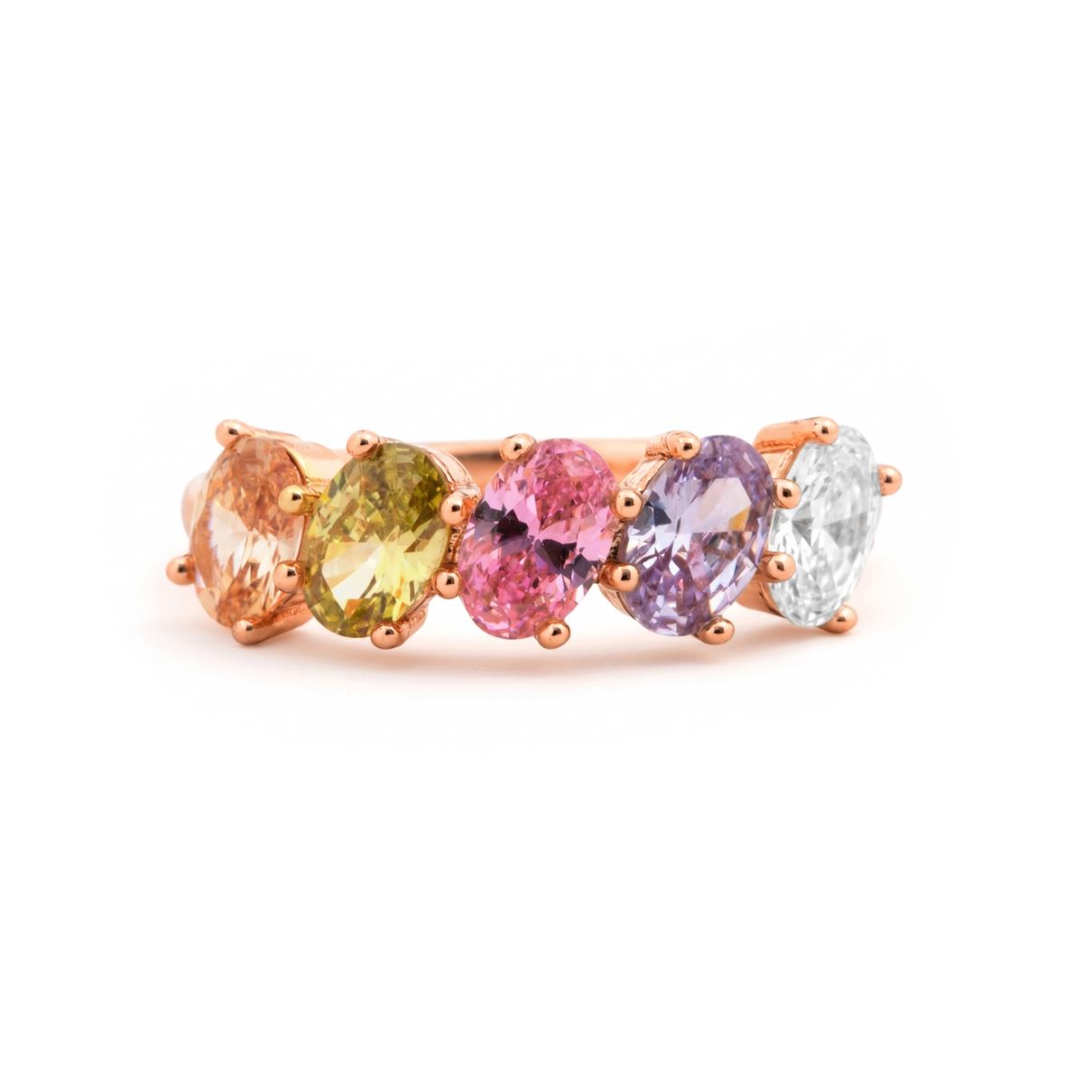 Anillo Sionvil acabado oro rosa 18k - Sionvil