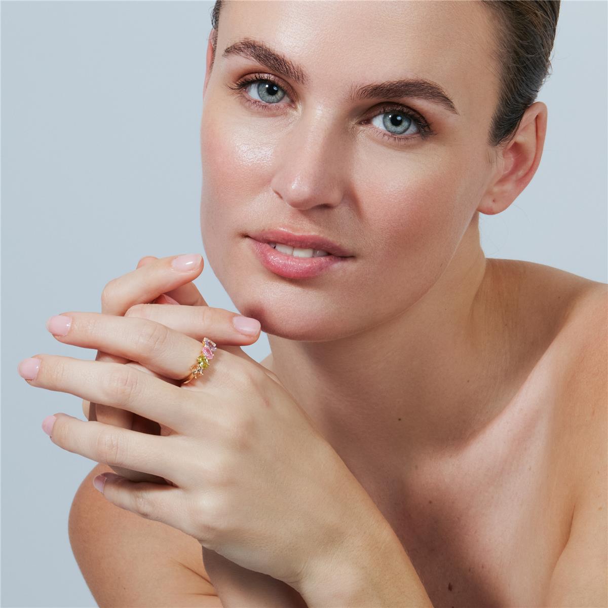 Anillo Sionvil acabado oro rosa 18k - Sionvil