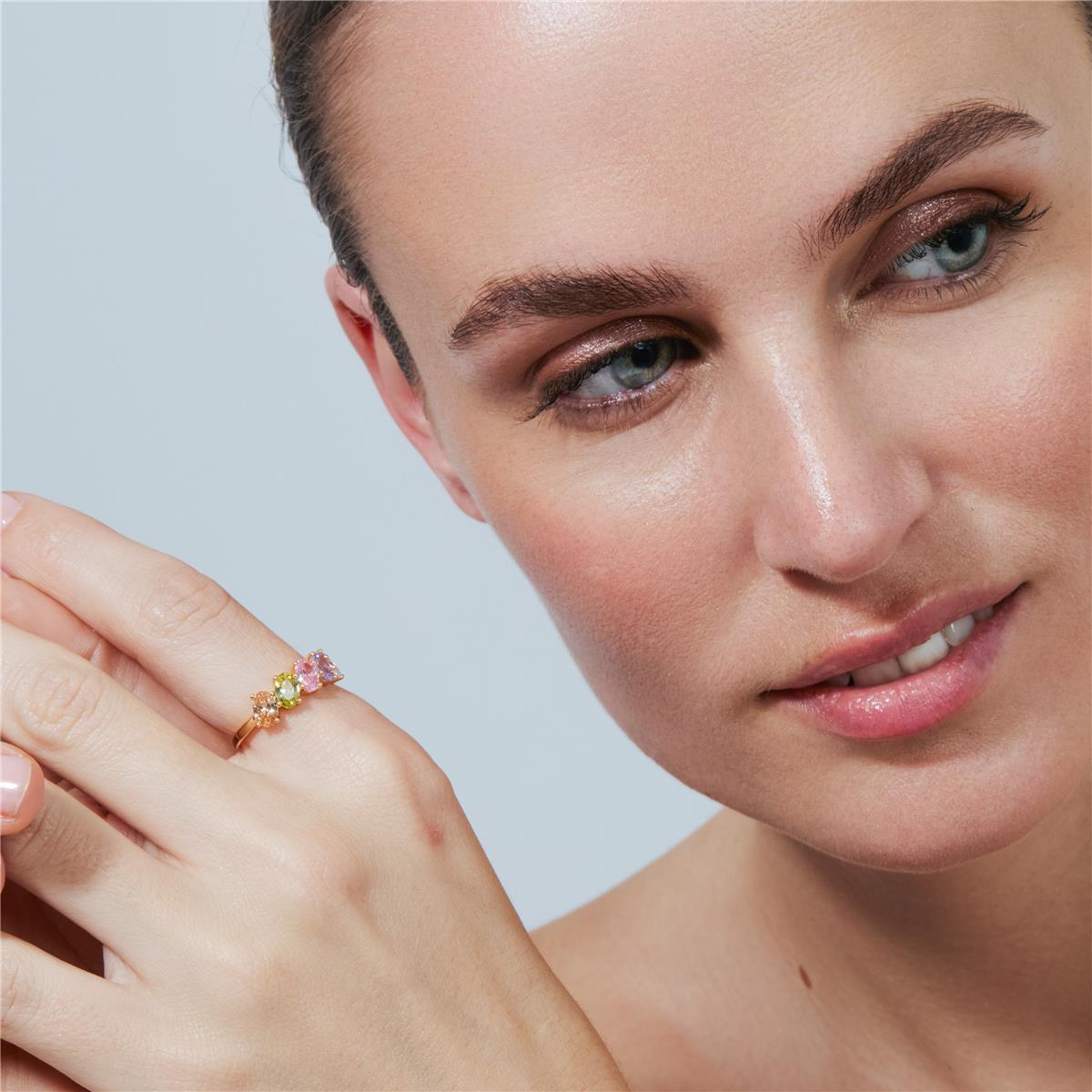 Anillo Sionvil acabado oro rosa 18k - Sionvil