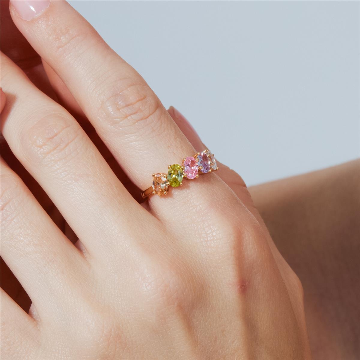 Anillo Sionvil acabado oro rosa 18k - Sionvil