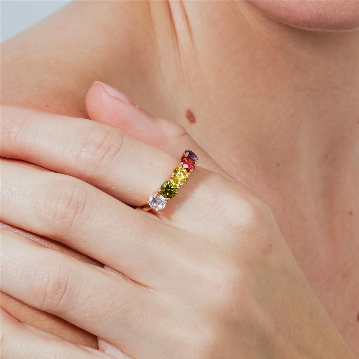 Anillo Mund acabado oro rosa 18k - Mund