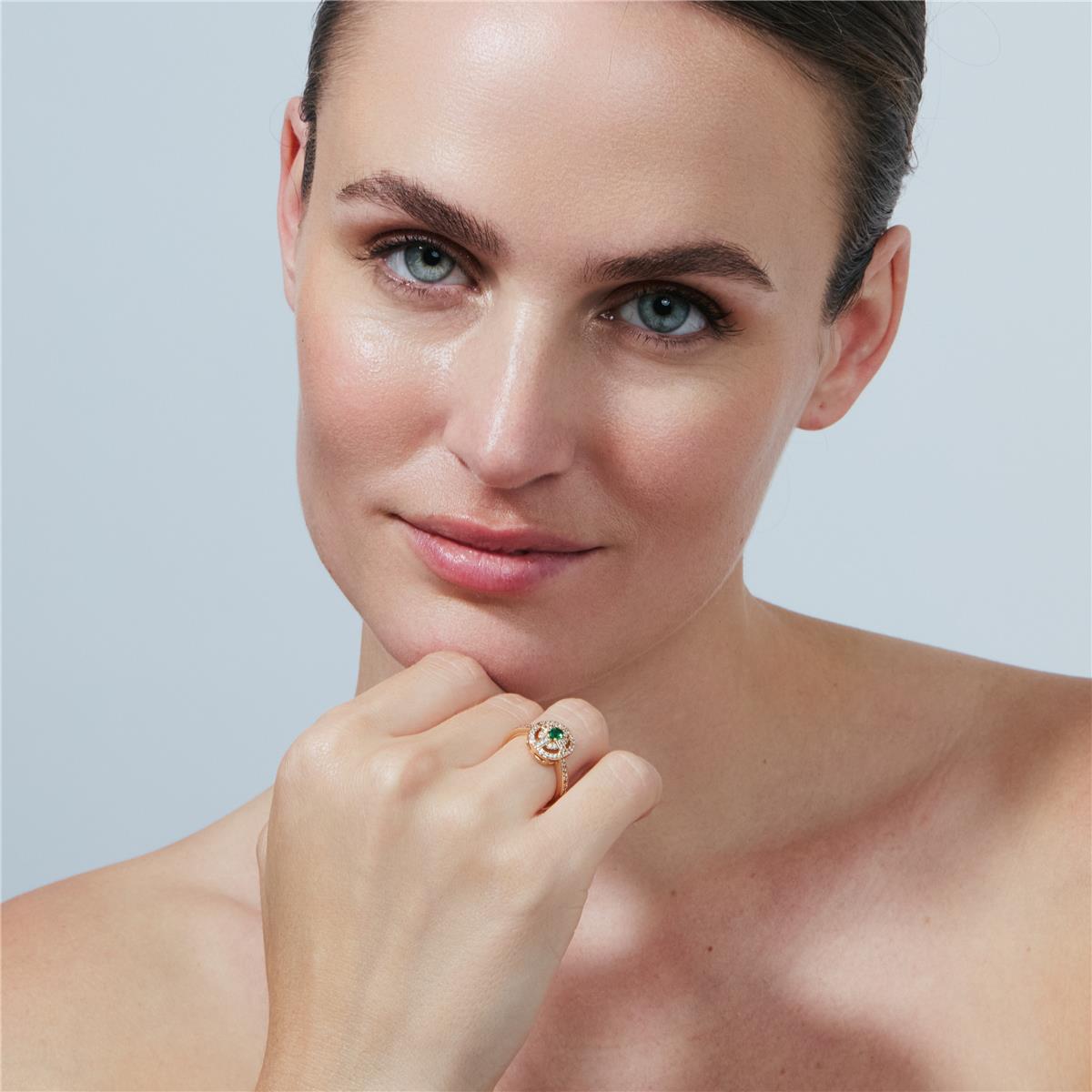 Anillo Nanash acabado oro rosa 18k - Nanash
