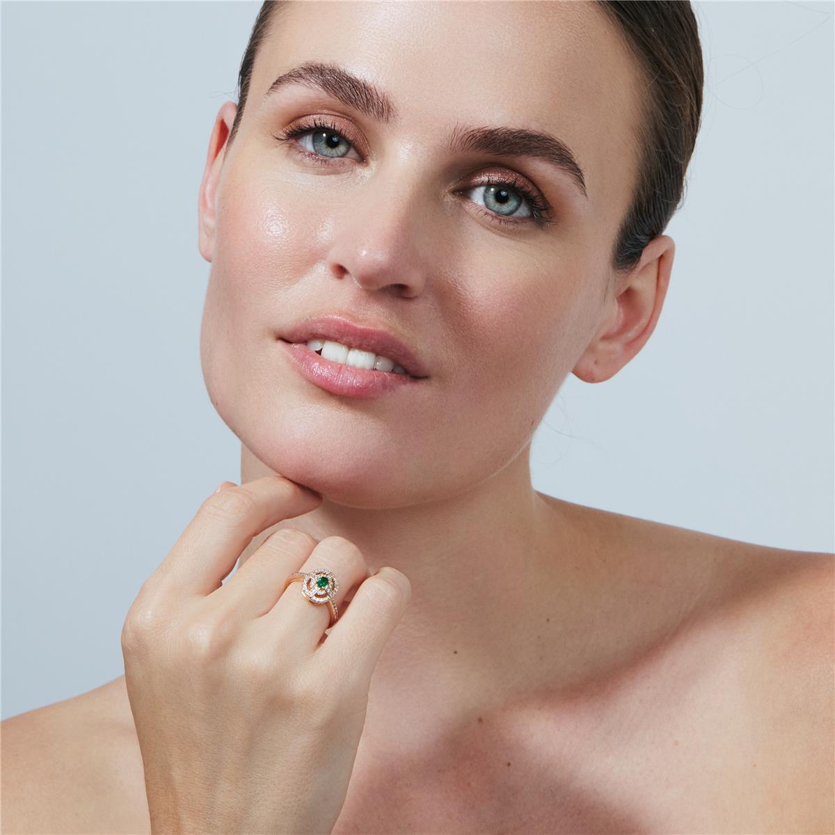 Anillo Nanash acabado oro rosa 18k - Nanash
