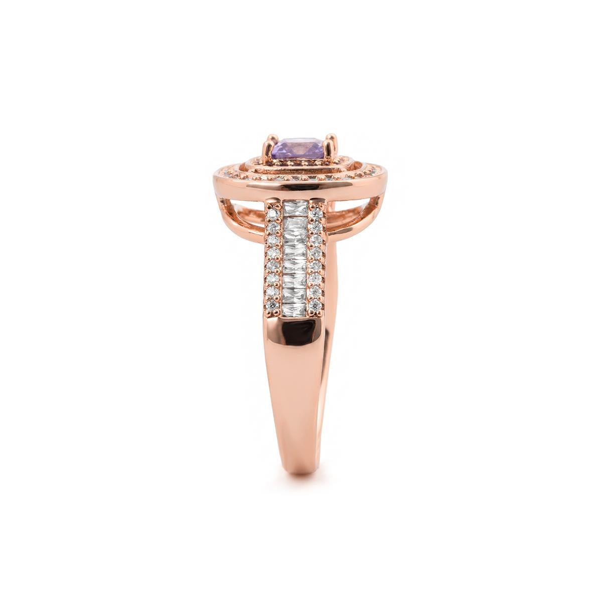Anillo Yasla acabado oro rosa 18k - Yasla