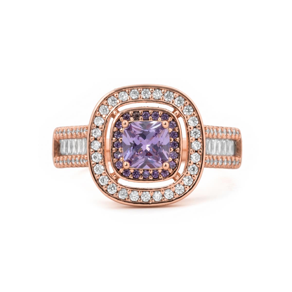 Anillo Yasla acabado oro rosa 18k - Yasla