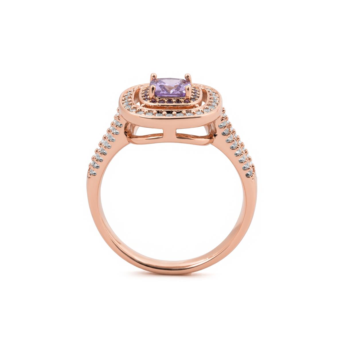Anillo Yasla acabado oro rosa 18k - Yasla