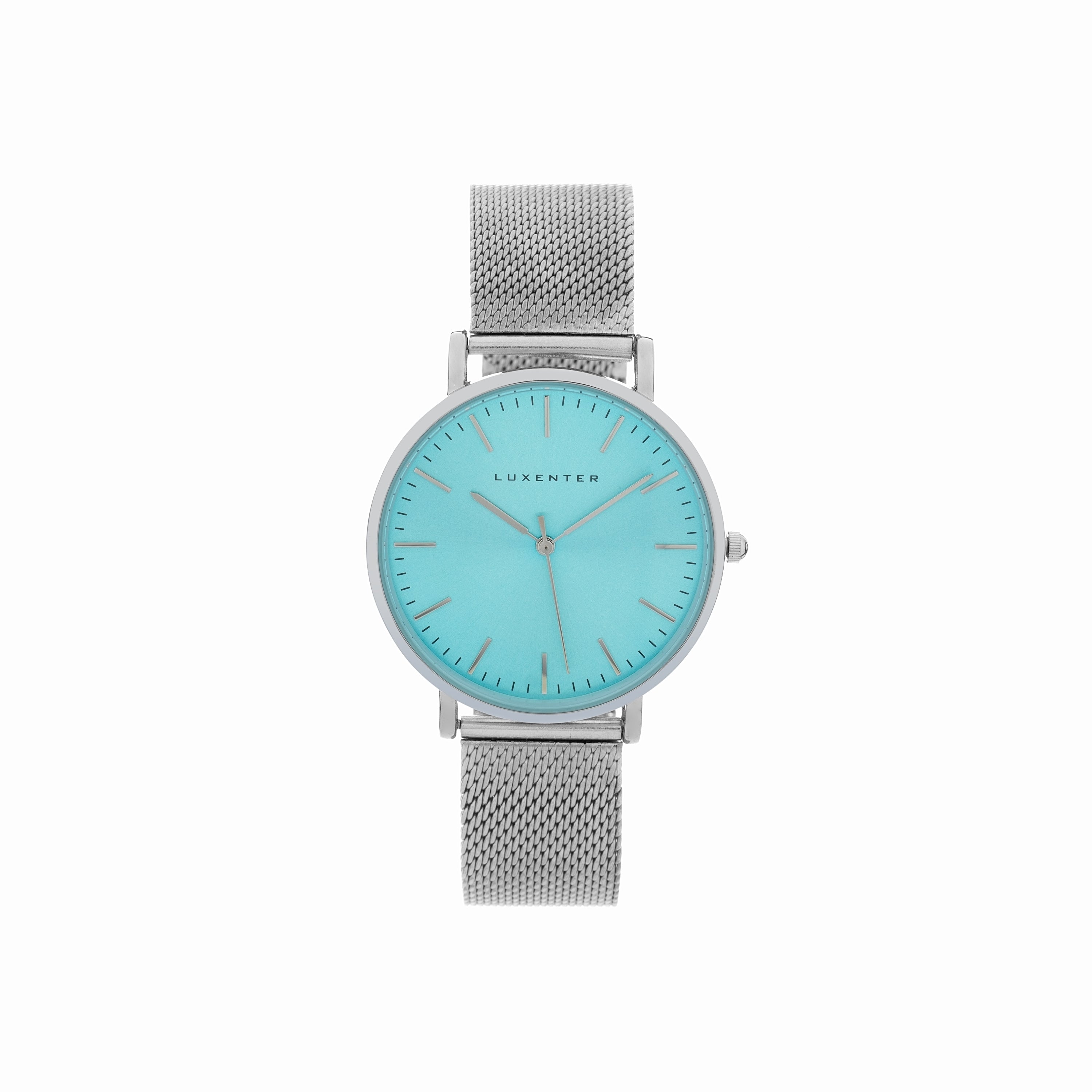Rhodium-finished watch - Uzrai