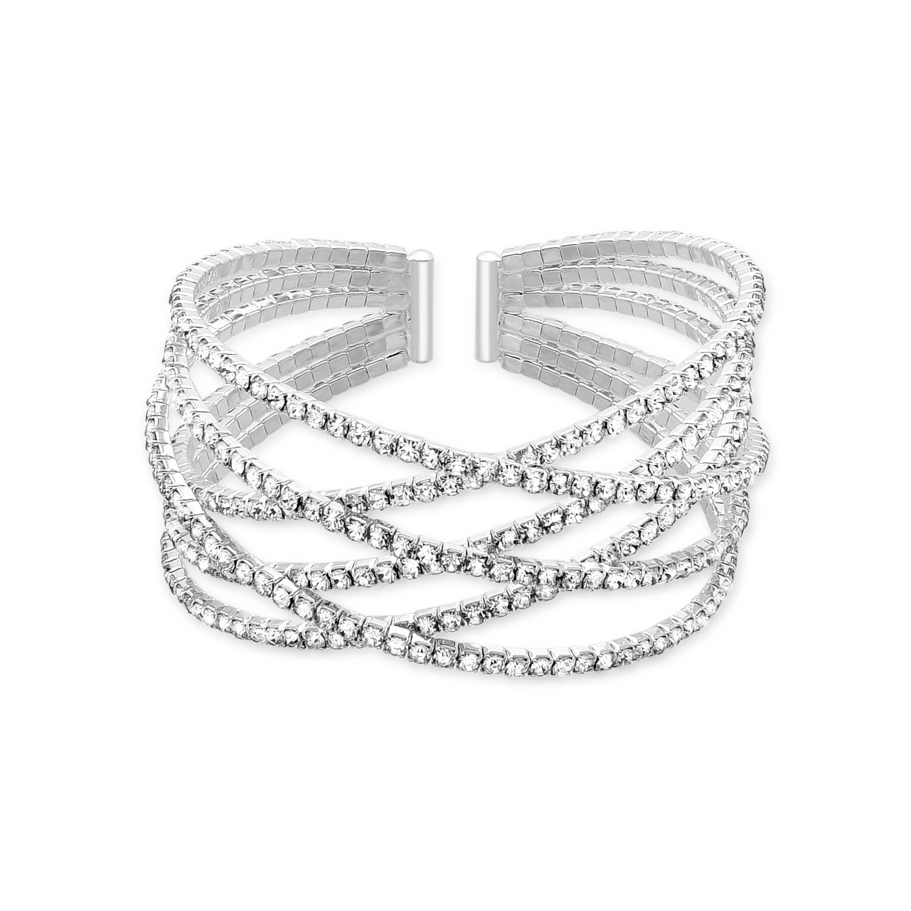 Bracelet fini en rhodium - Mobu