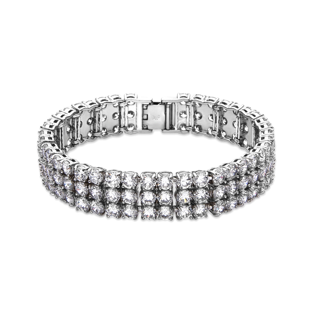 Bracelet with Shiny Zirconia in silver finish - Matka