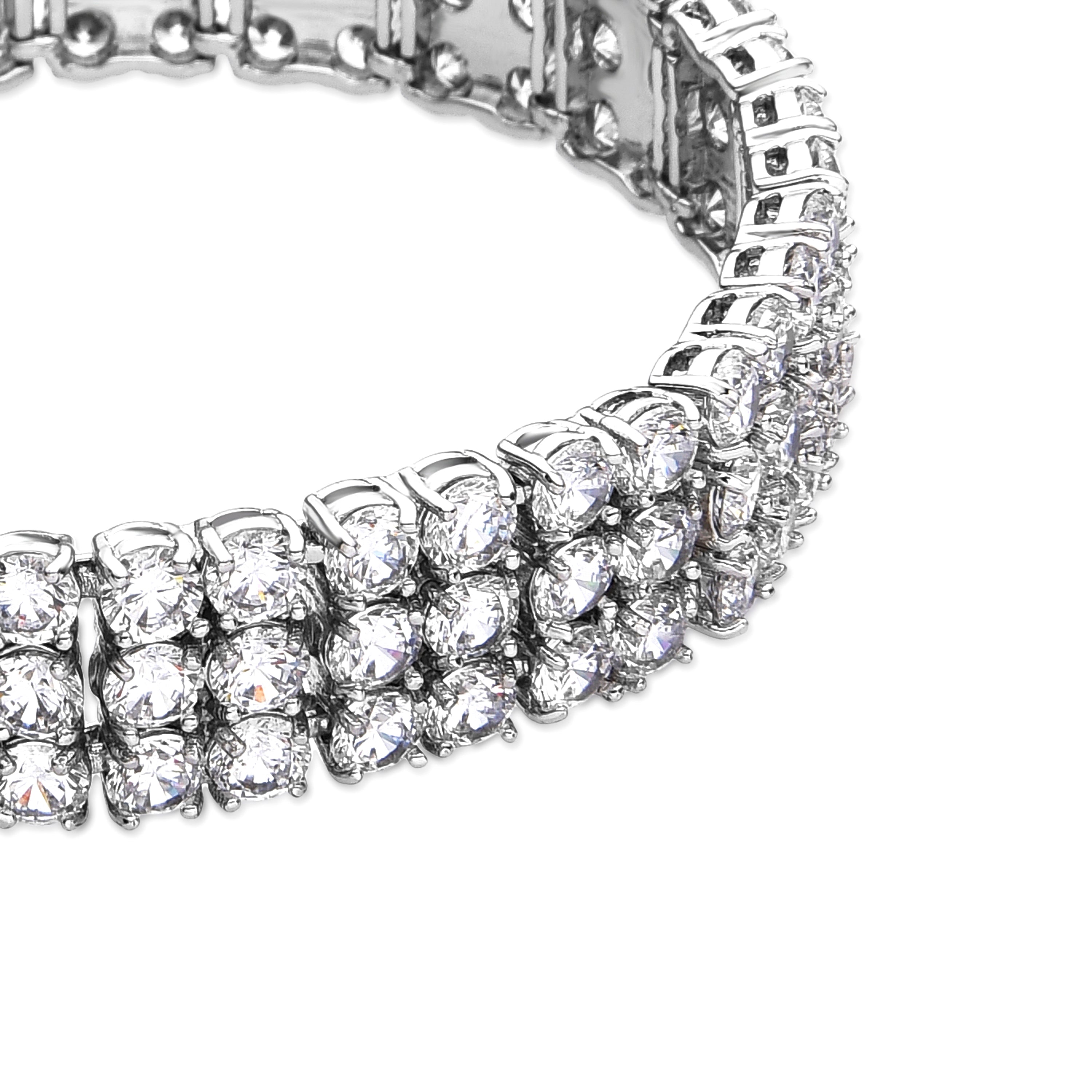 Bracciale con Zirconia Brillante finitura argento - Matka