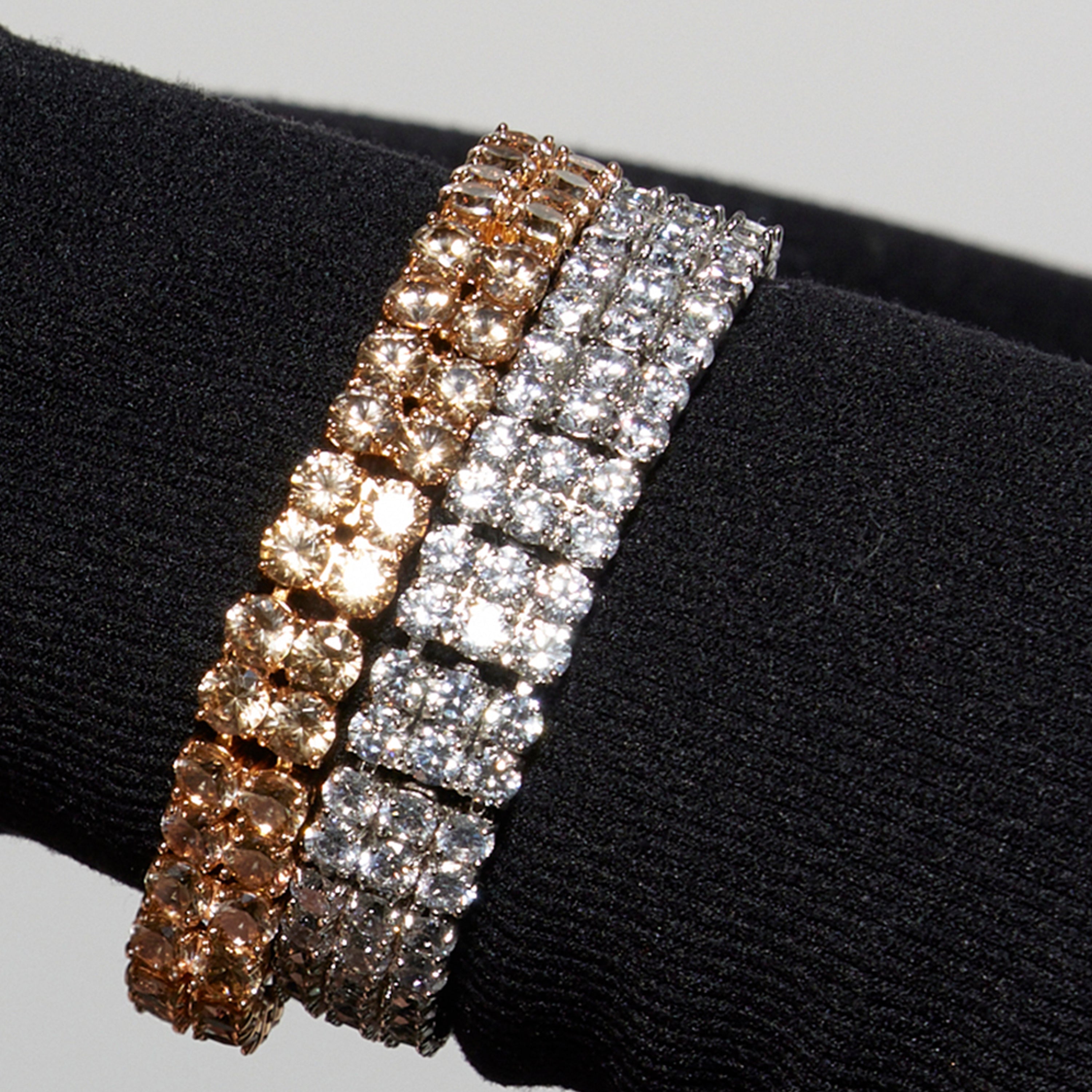 Bracciale con Zirconia Brillante finitura argento - Matka