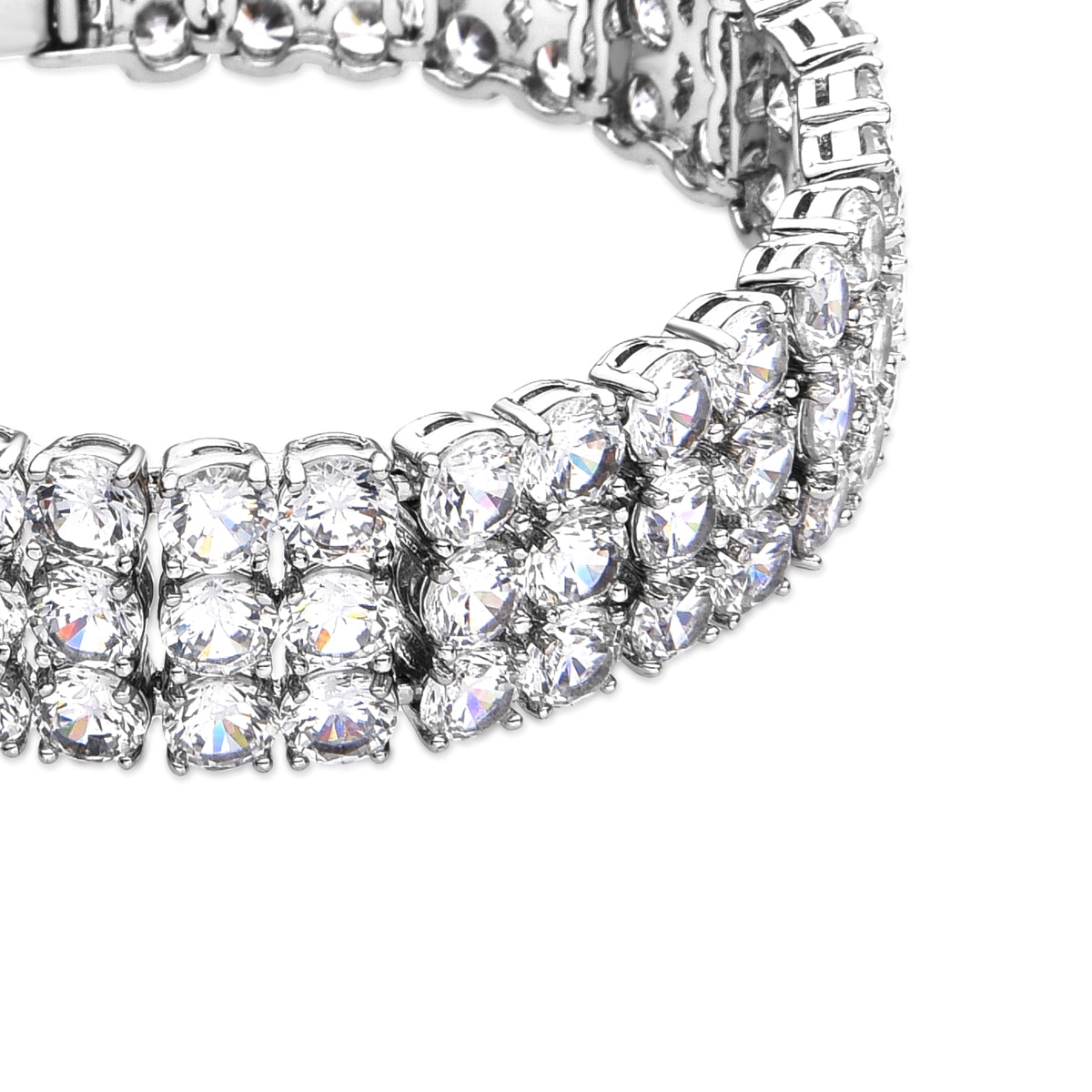 Bracelet with Shiny Zirconia in silver finish - Laiko