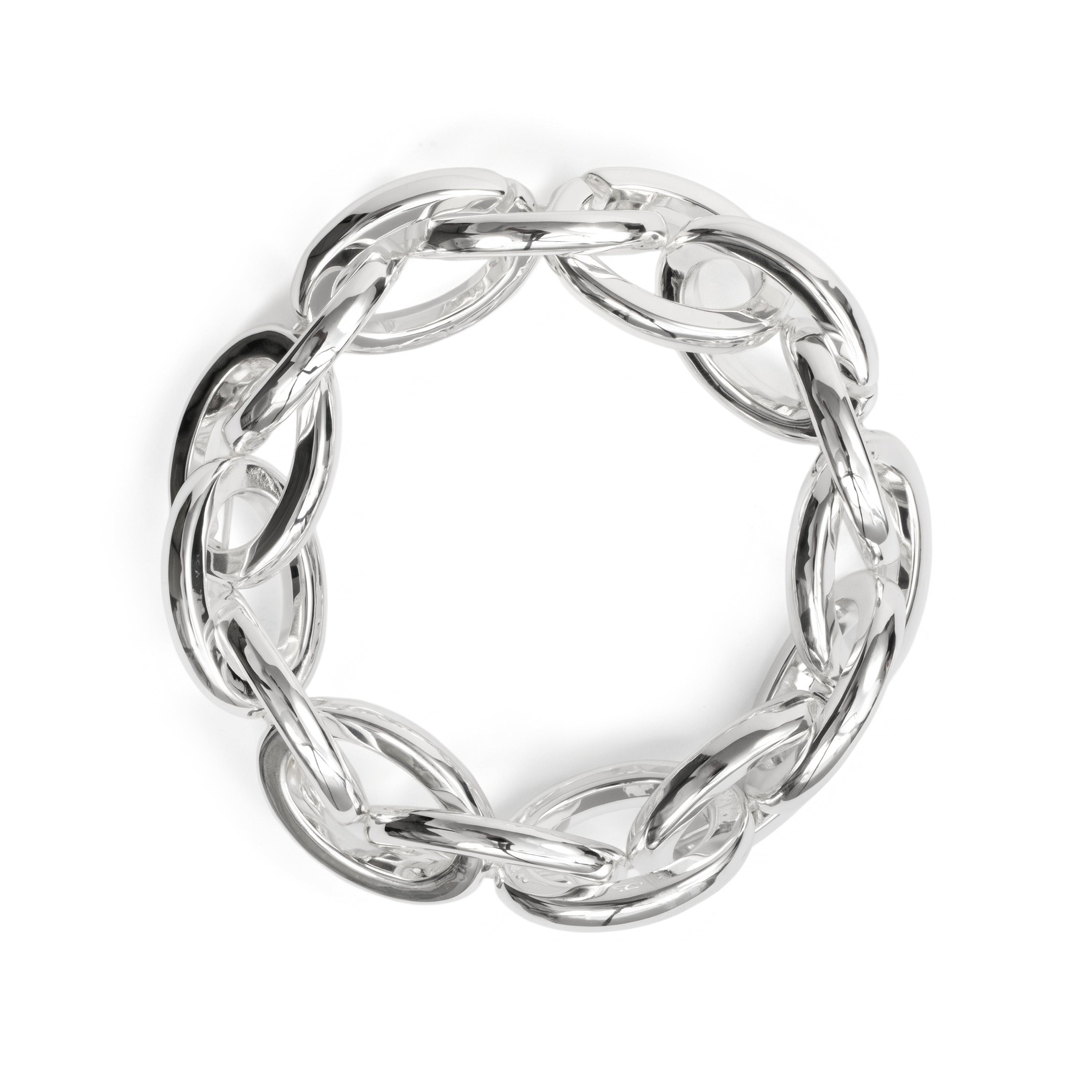 Pulsera acabado en plata - Cinaz