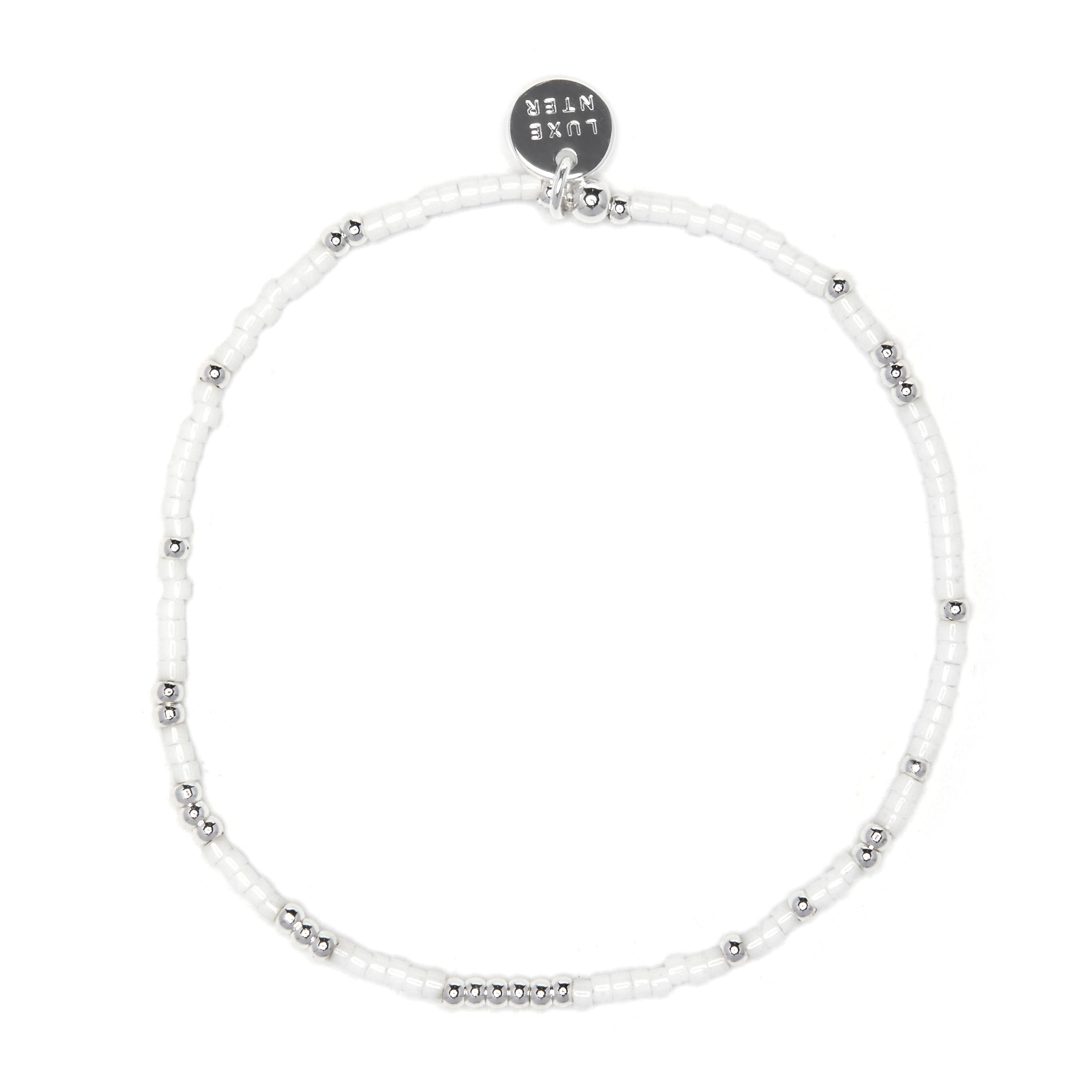 Bracelet en cristal blanc finition en argent sterling 925 - Xanvi