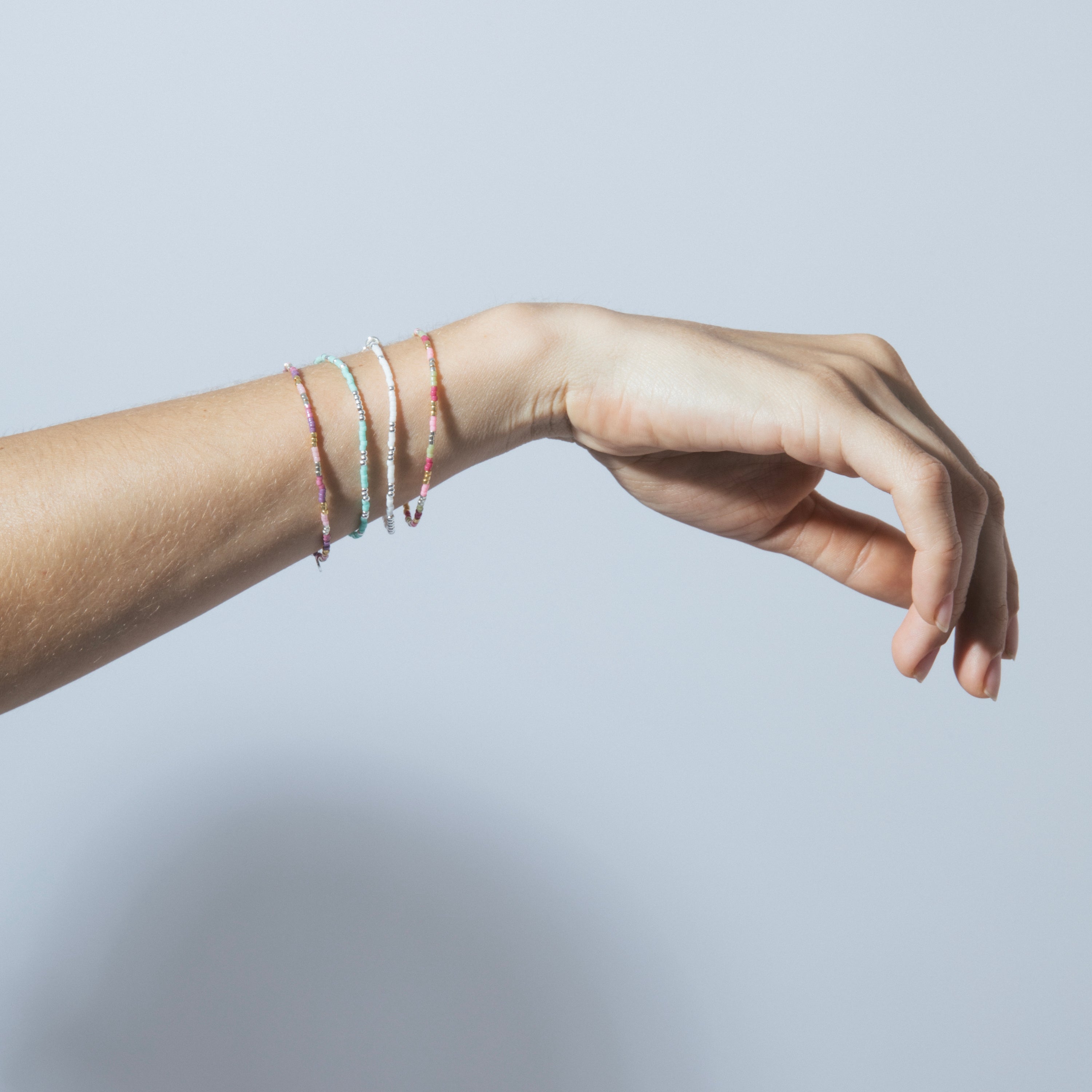 Bracelet en cristal blanc finition en argent sterling 925 - Xanvi