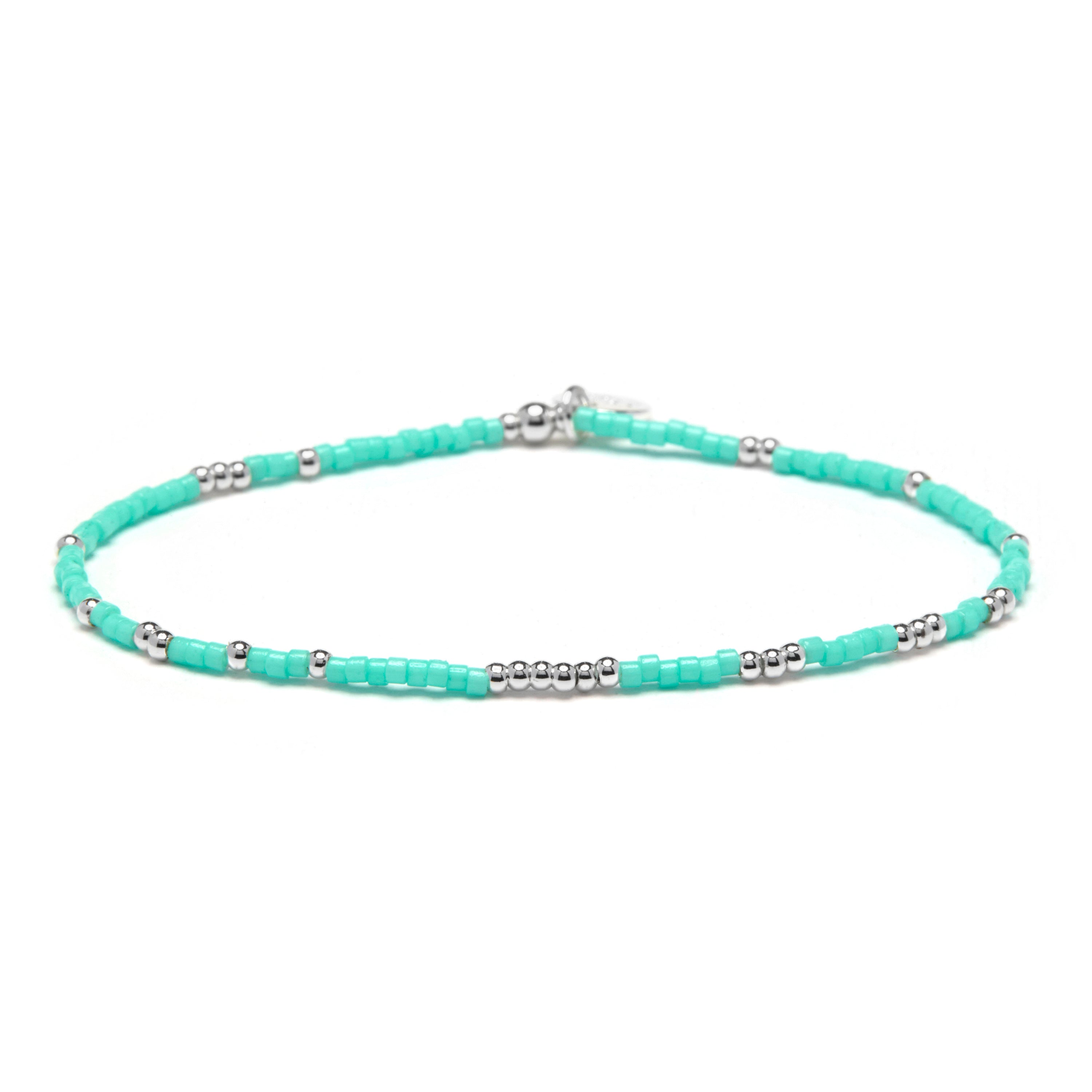 Bracelet en cristal bleu finition en argent sterling 925 - Xanvi