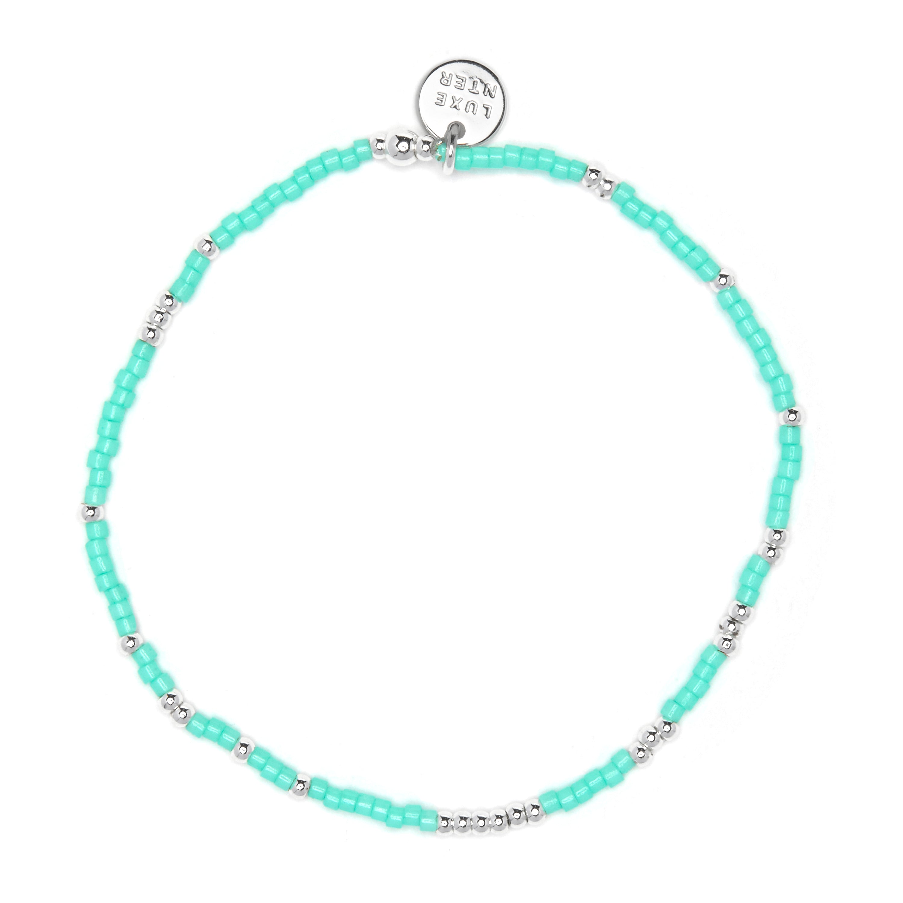 Armband aus blauem Kristall mit 925er Sterlingsilber-Finish - Xanvi