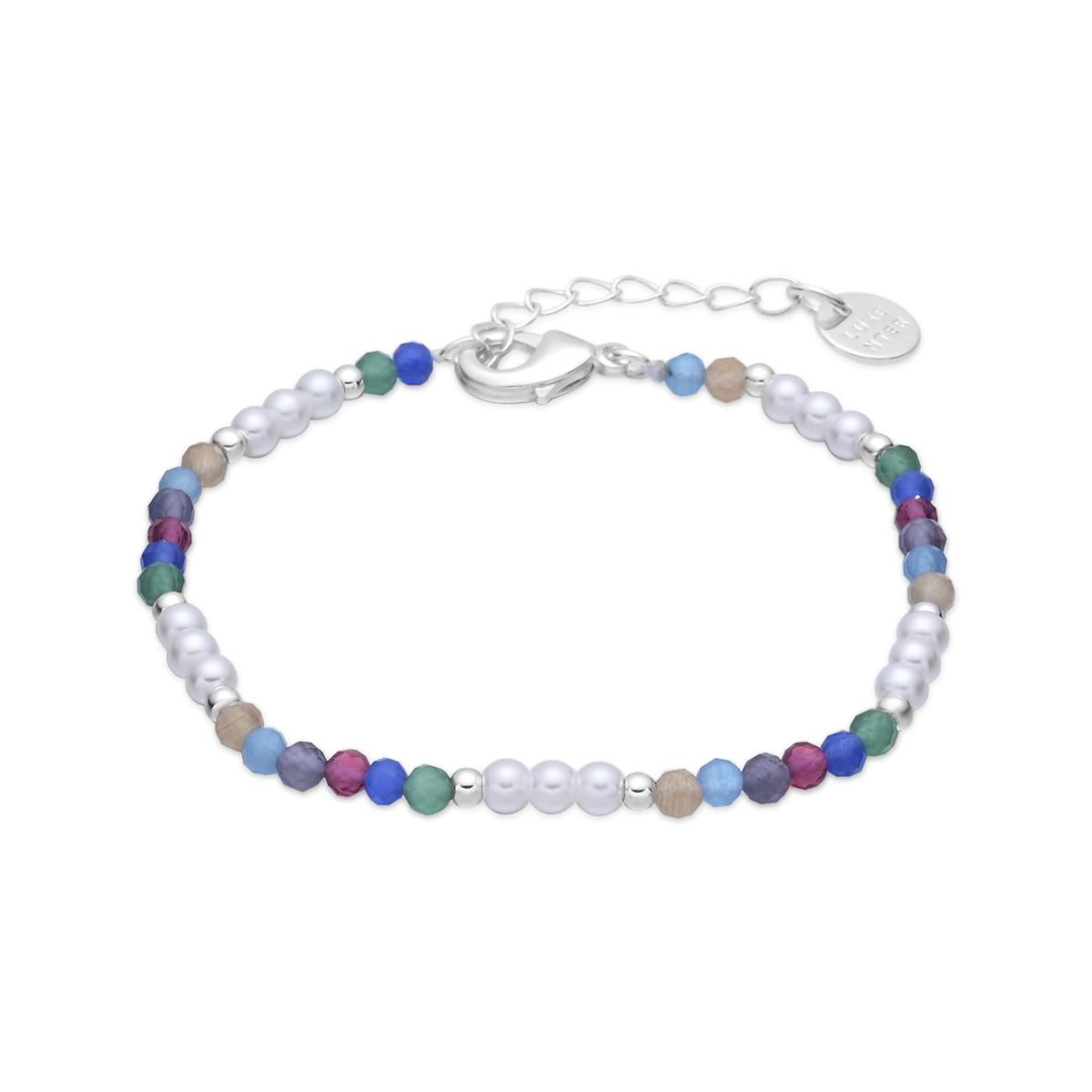 Pulsera de Cristal Multicolor acabado en rodio - Sury