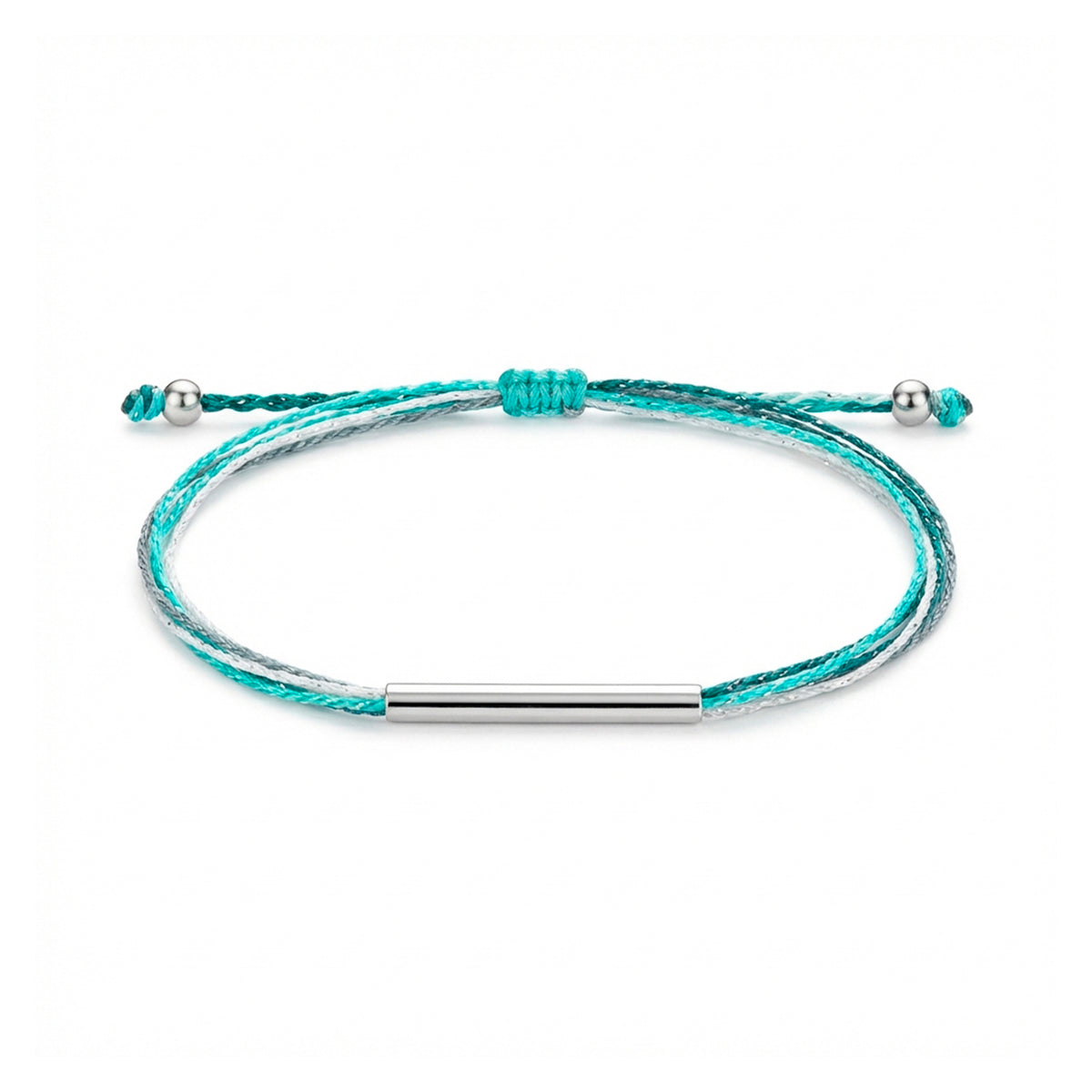 Rhodiniertes Armband - TUALI