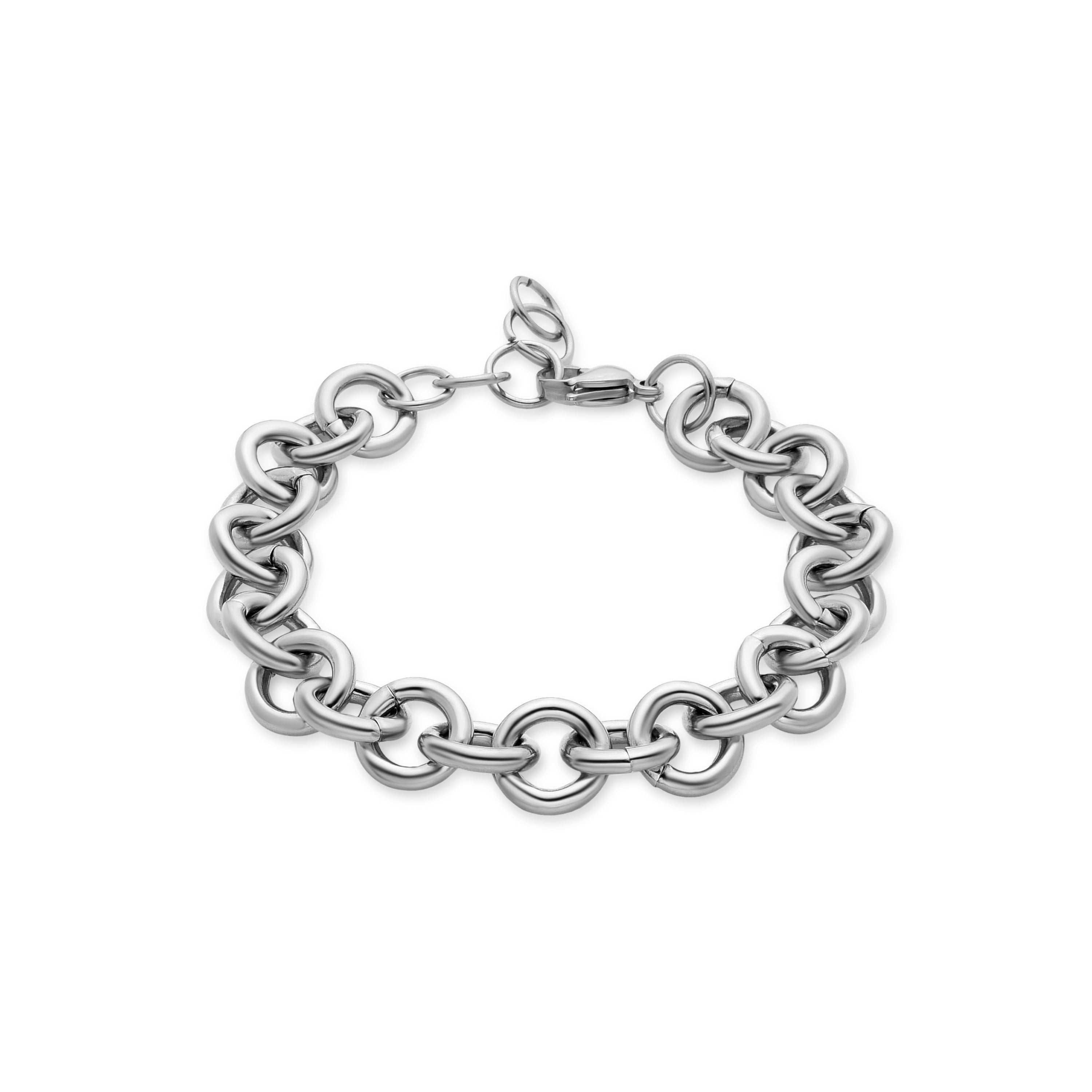 Rhodium-finished bracelet - Lizal