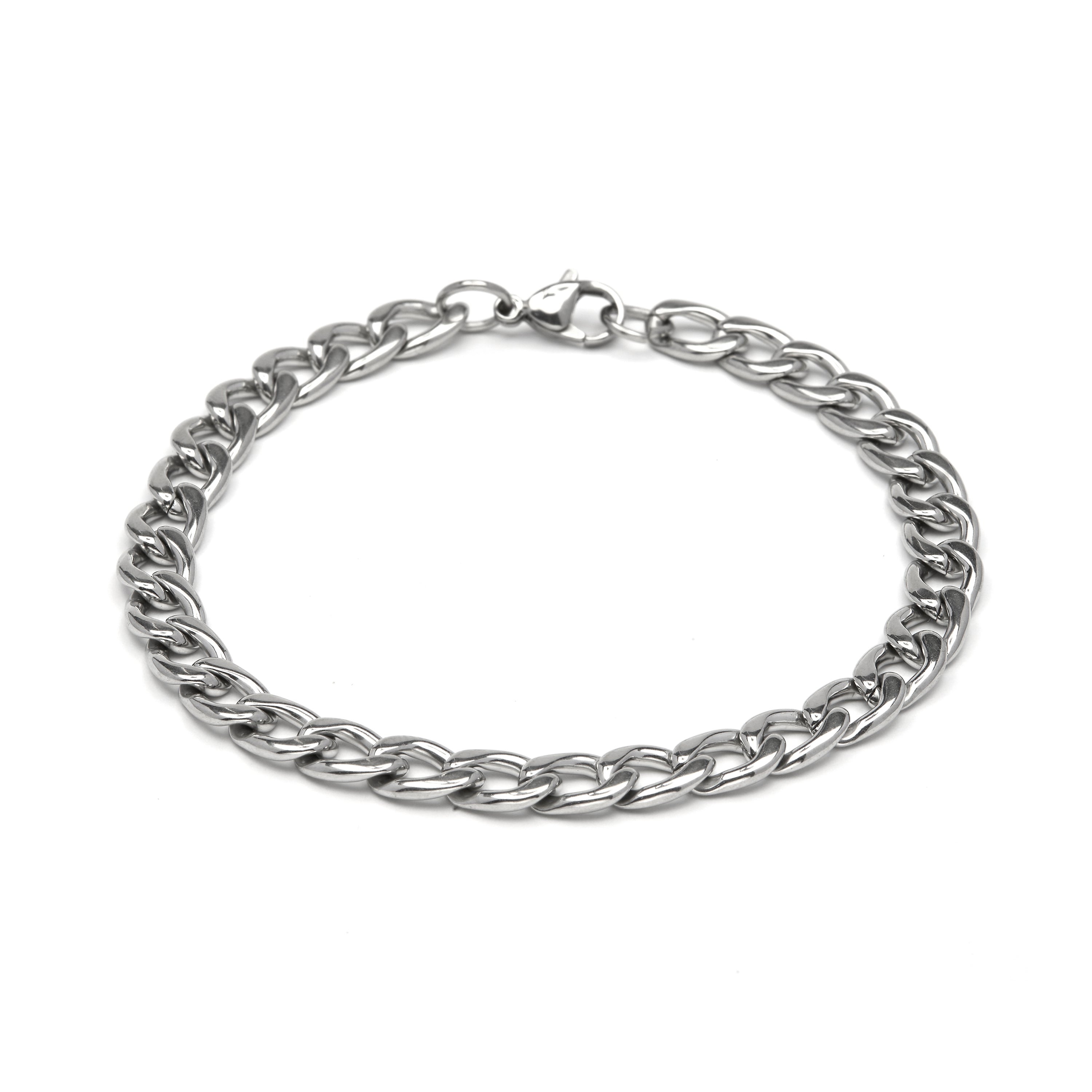 Pulseira com acabamento em ródio - Laeh