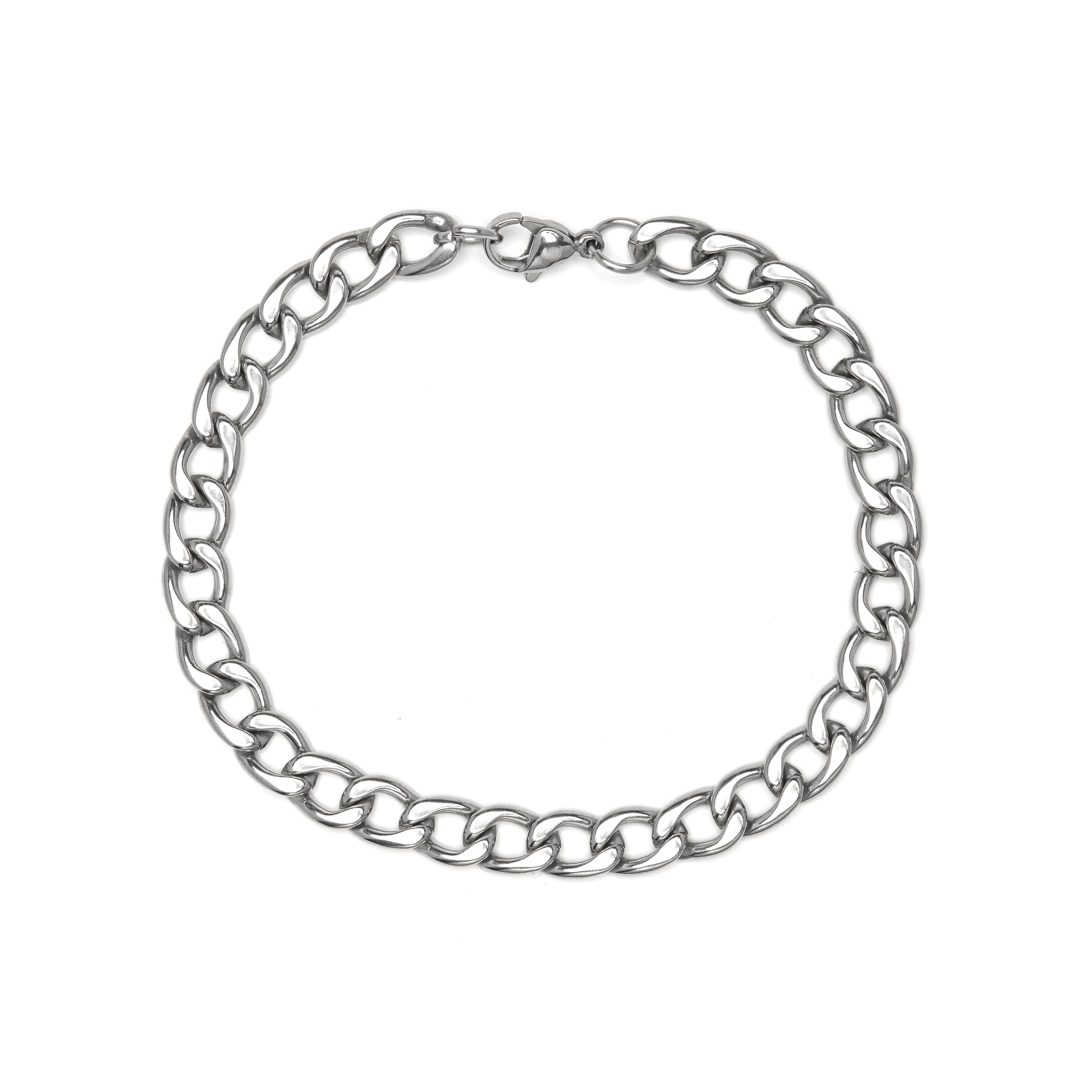 Pulseira com acabamento em ródio - Laeh