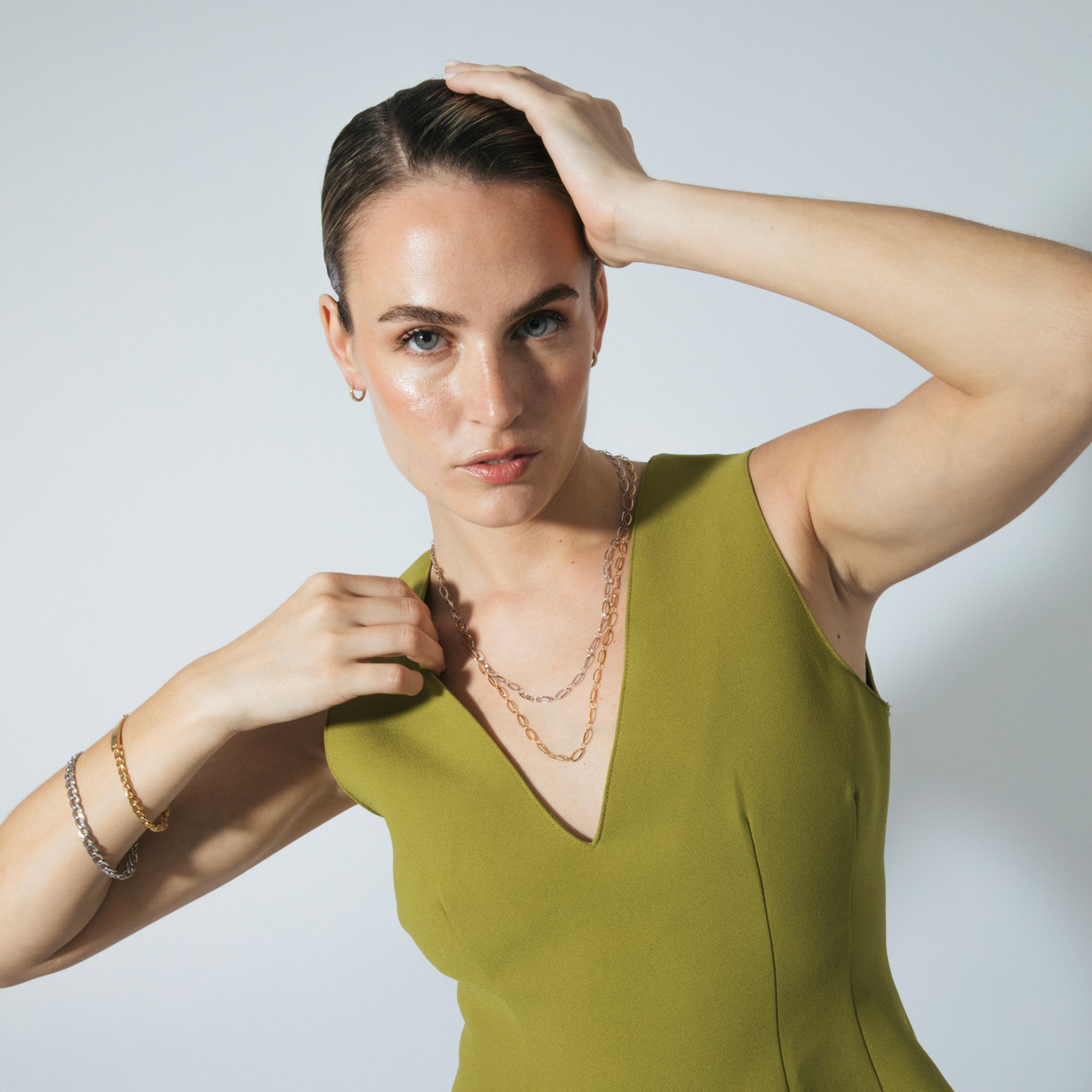 Bracelet finition rhodium - Laeh