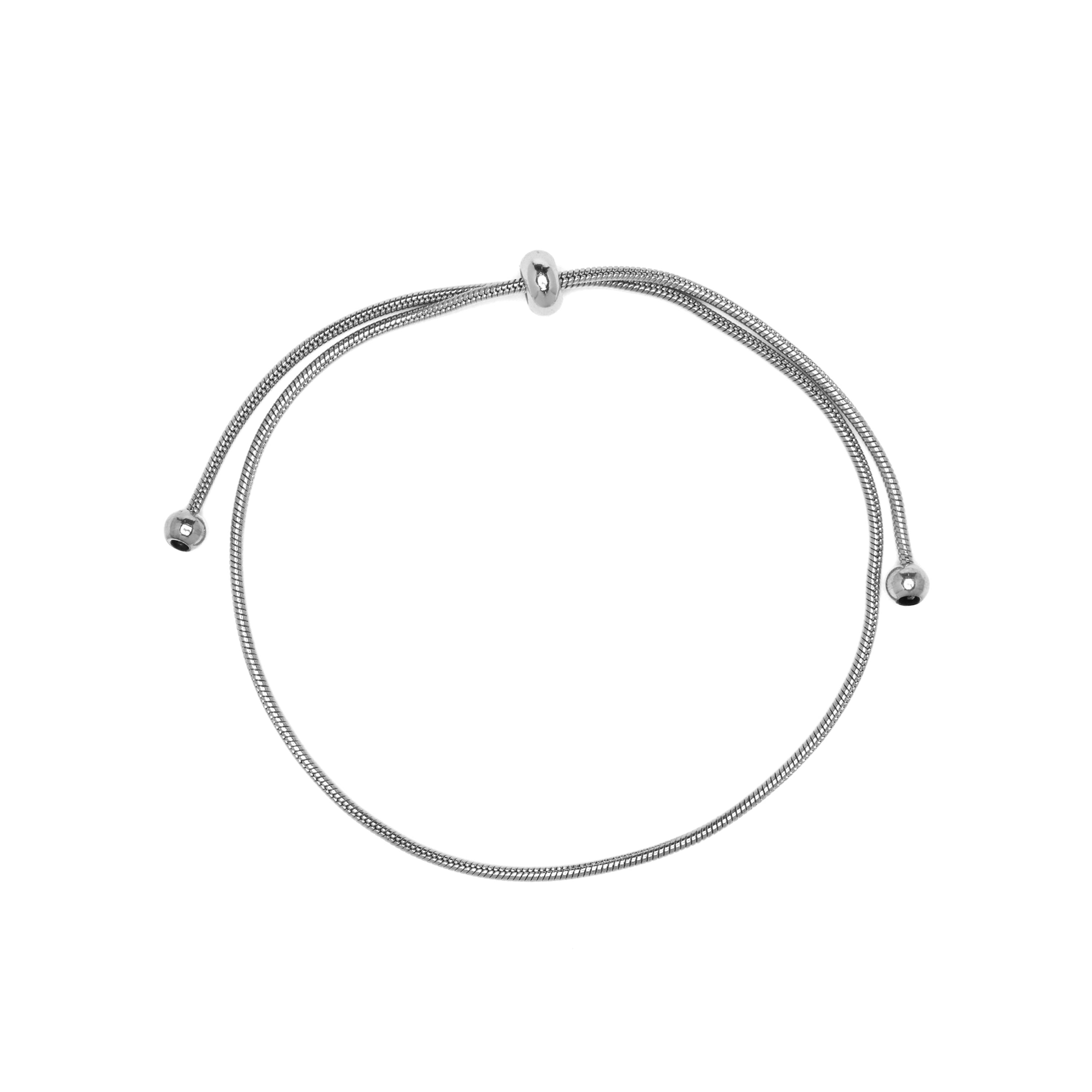 Rhodiniertes Armband - Liwani