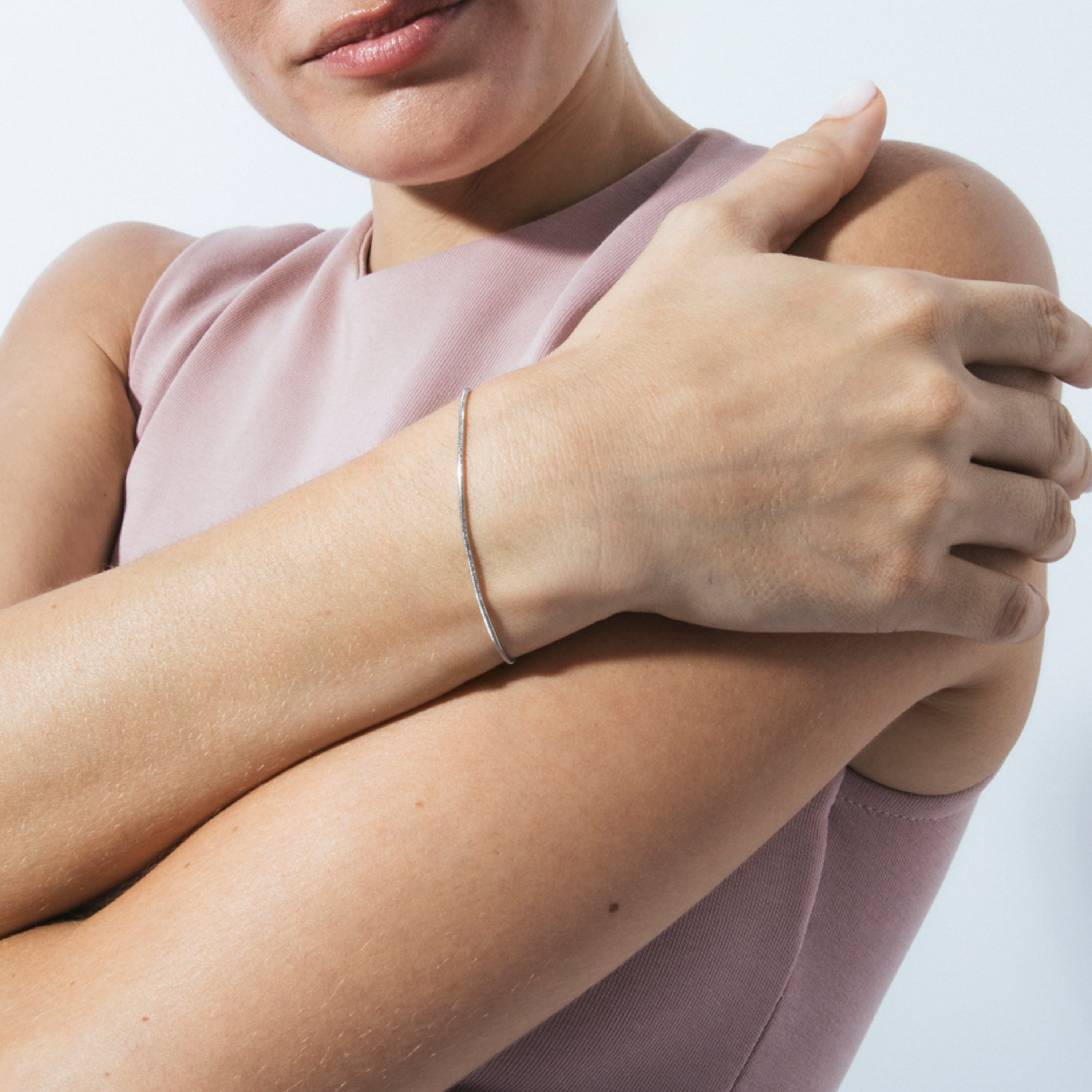Rhodiniertes Armband - Liwani