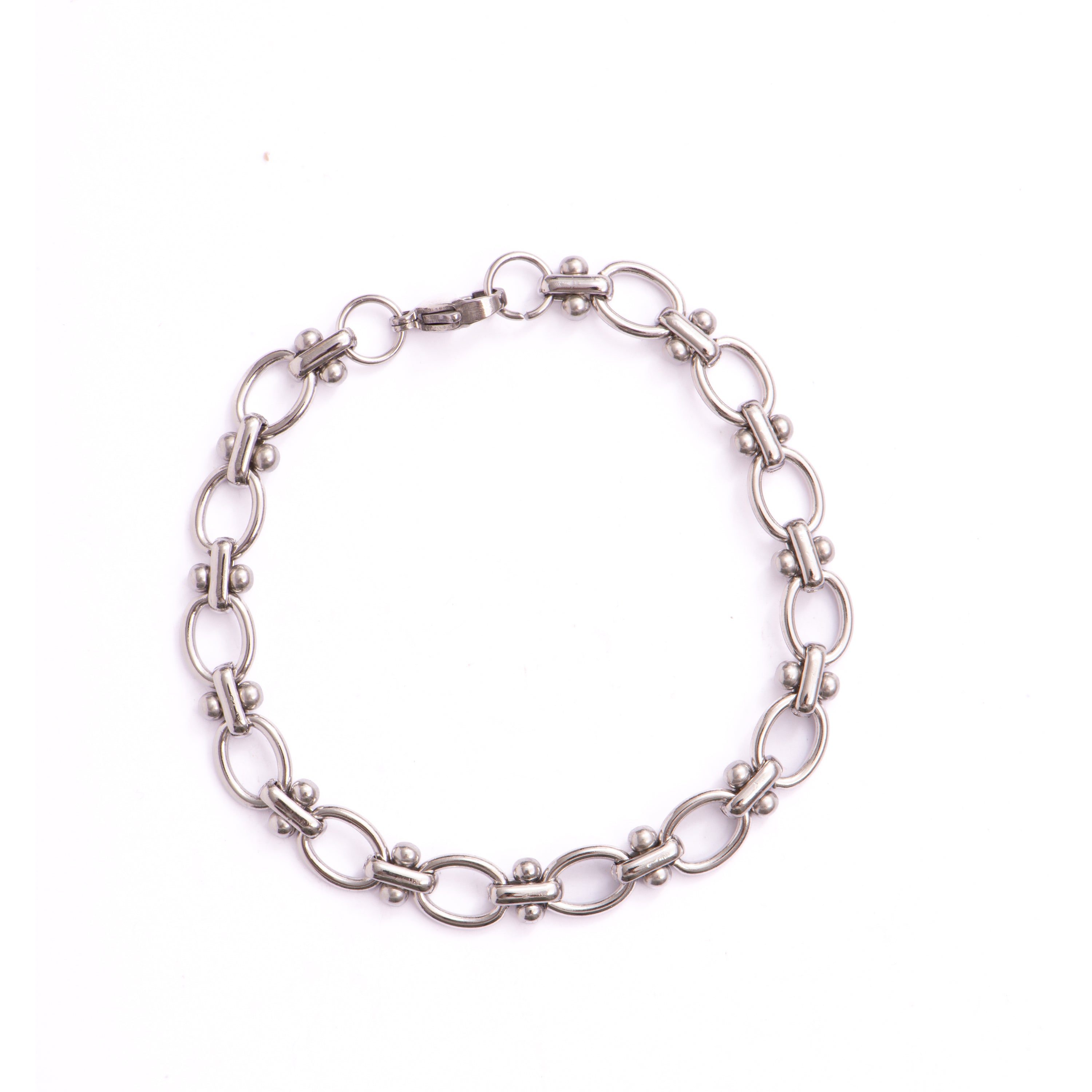 Rhodium-finished bracelet - Balil