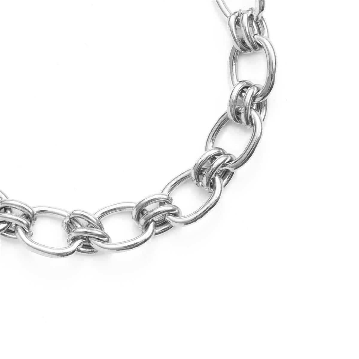 Pulseira com acabamento em ródio - Hataj