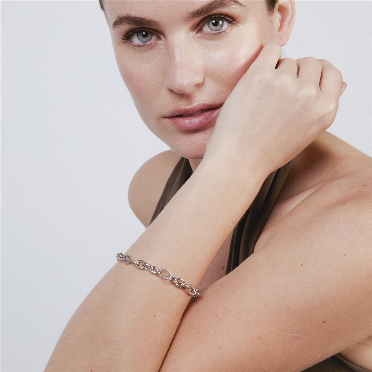 Pulsera acabado en rodio - Litted