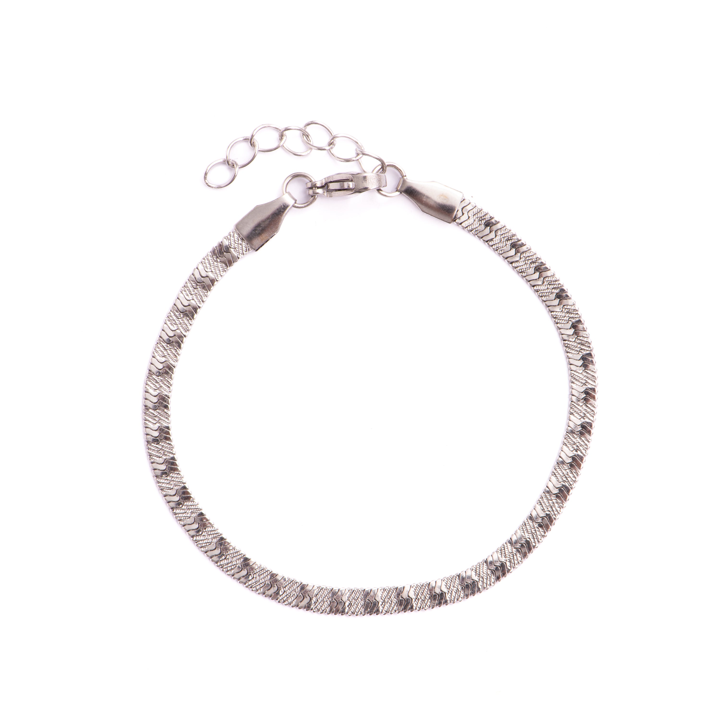Pulseira com acabamento em ródio - Xorisk