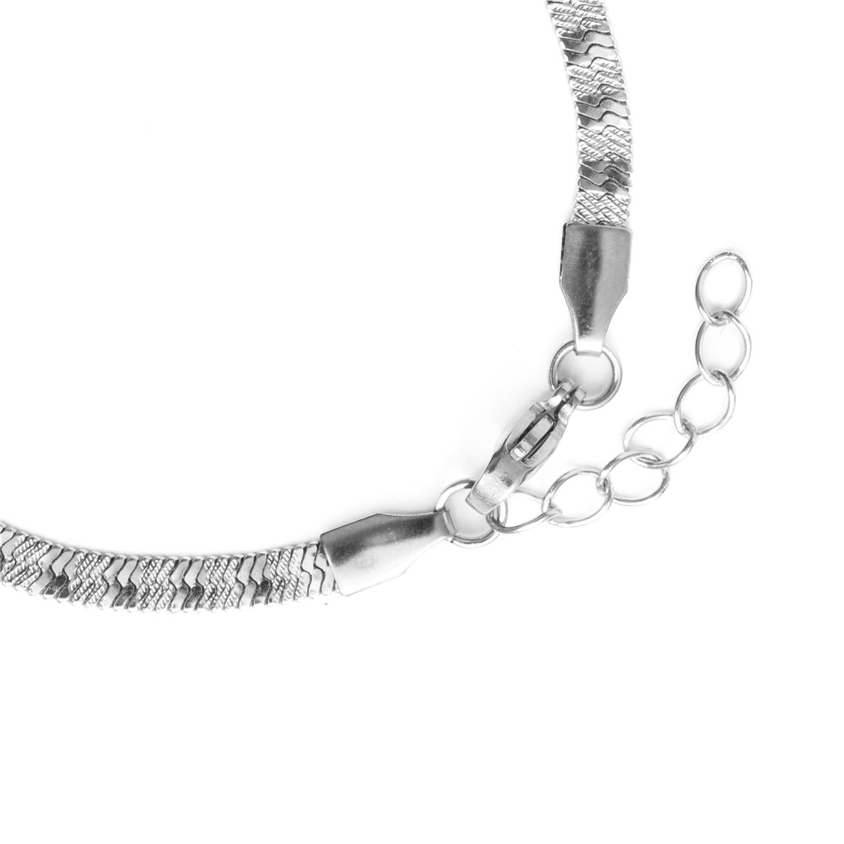 Pulseira com acabamento em ródio - Xorisk