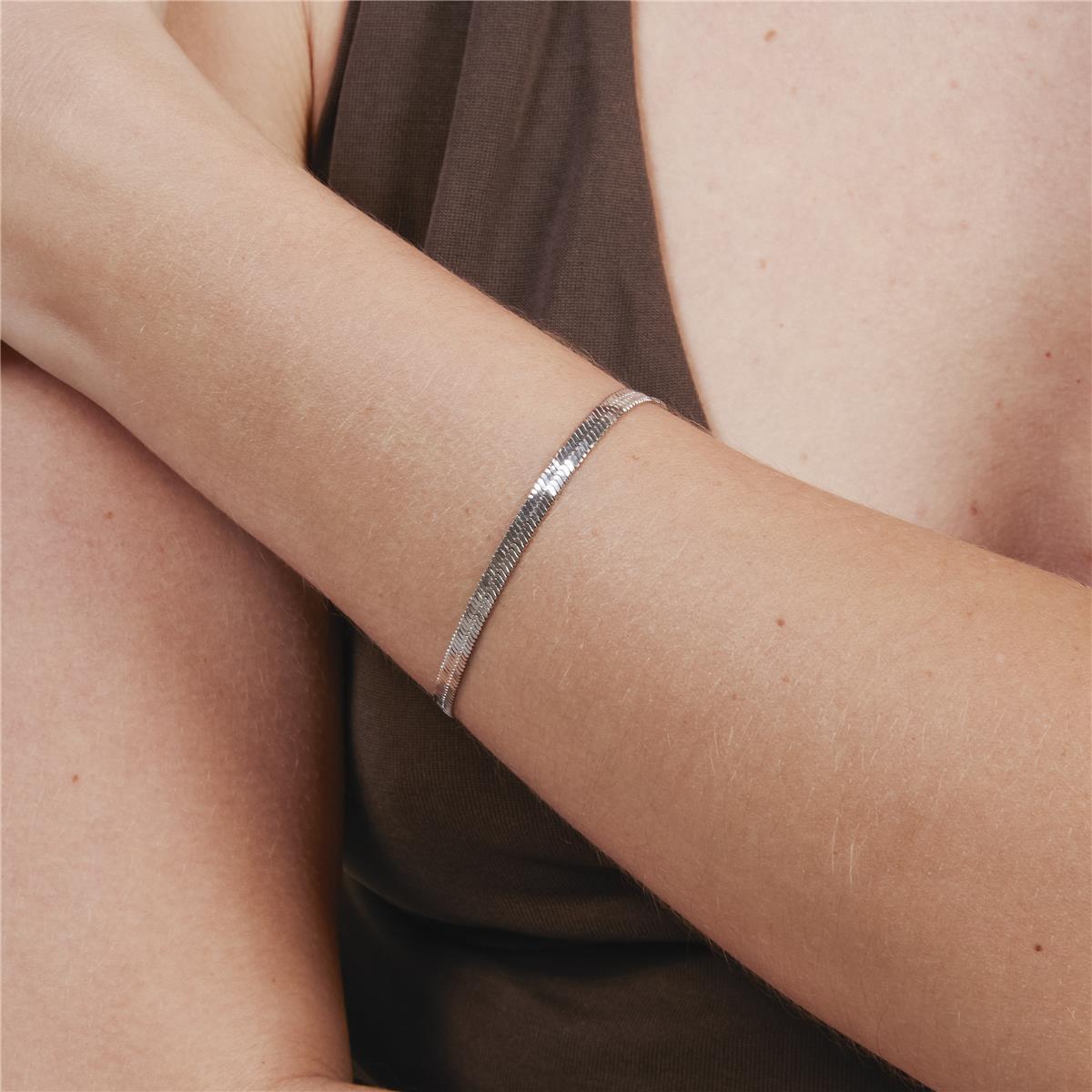 Pulseira com acabamento em ródio - Xorisk