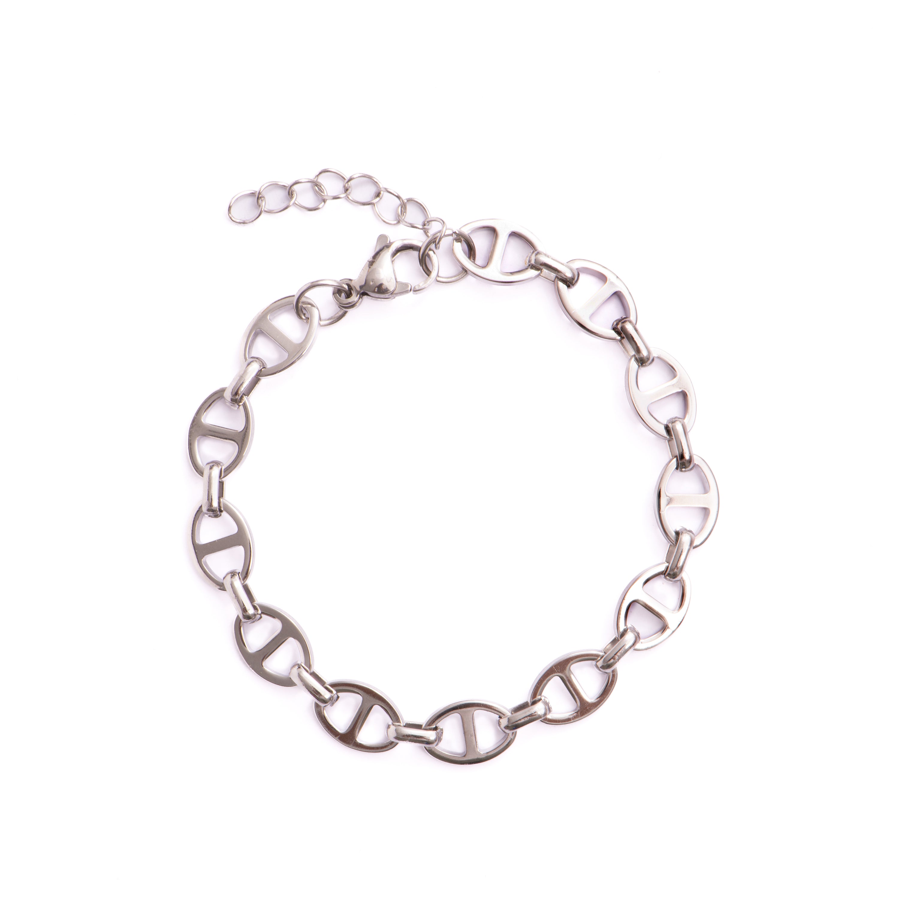 Rhodium-Finished Bracelet - Kisa