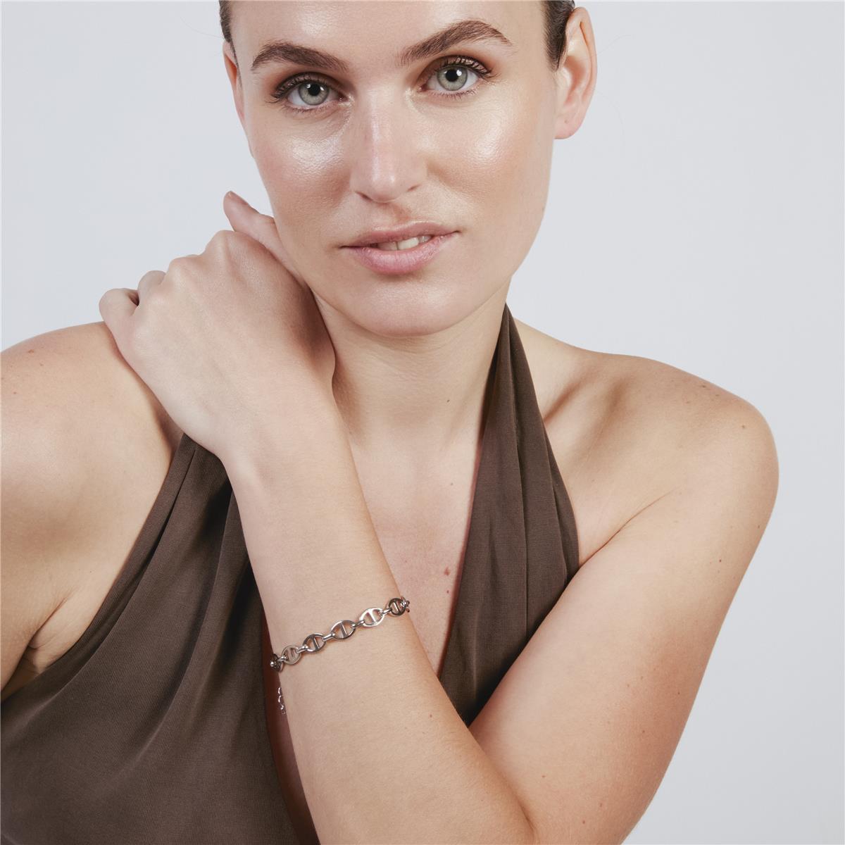 Rhodium-Finished Bracelet - Kisa