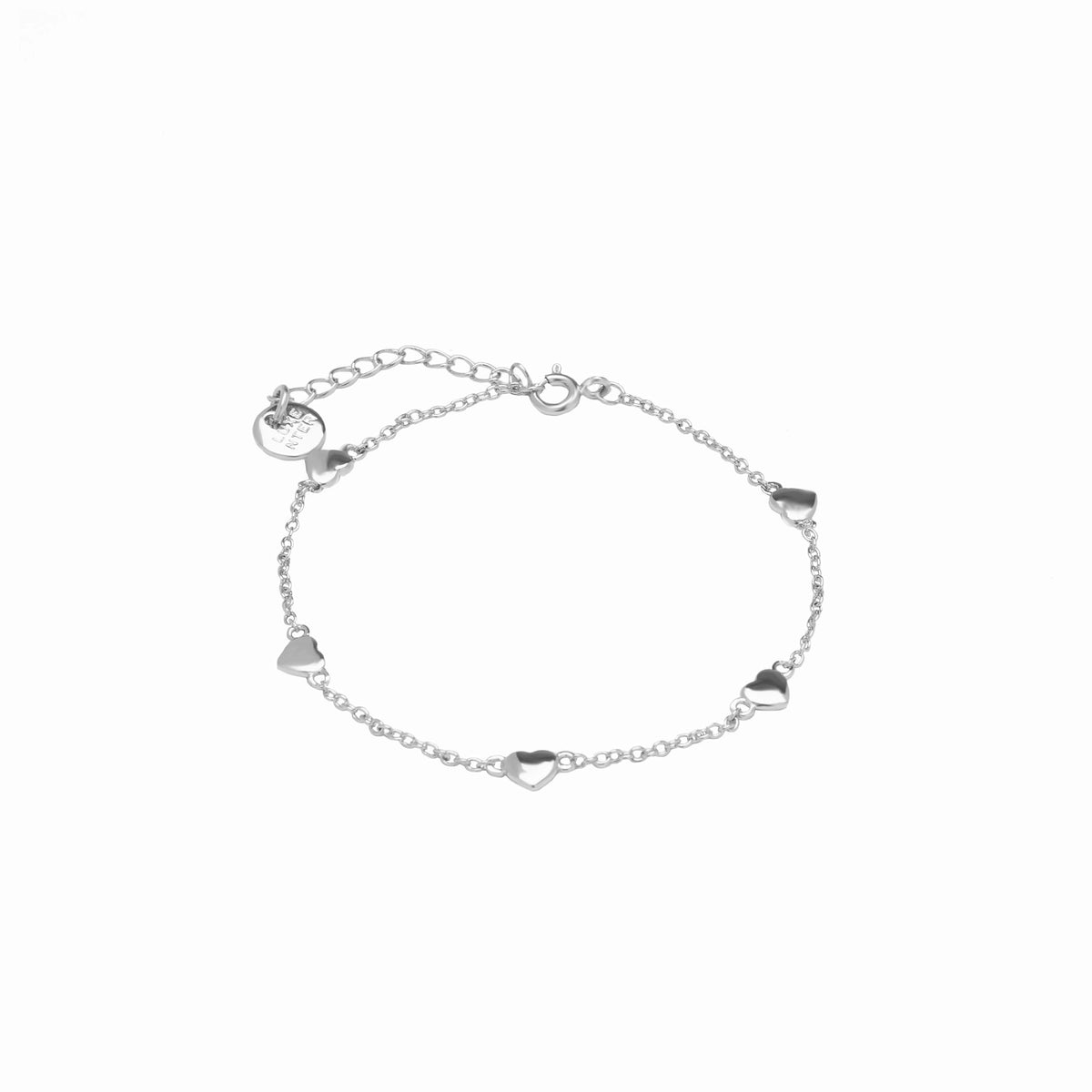 Rhodiniertes Armband - Moham