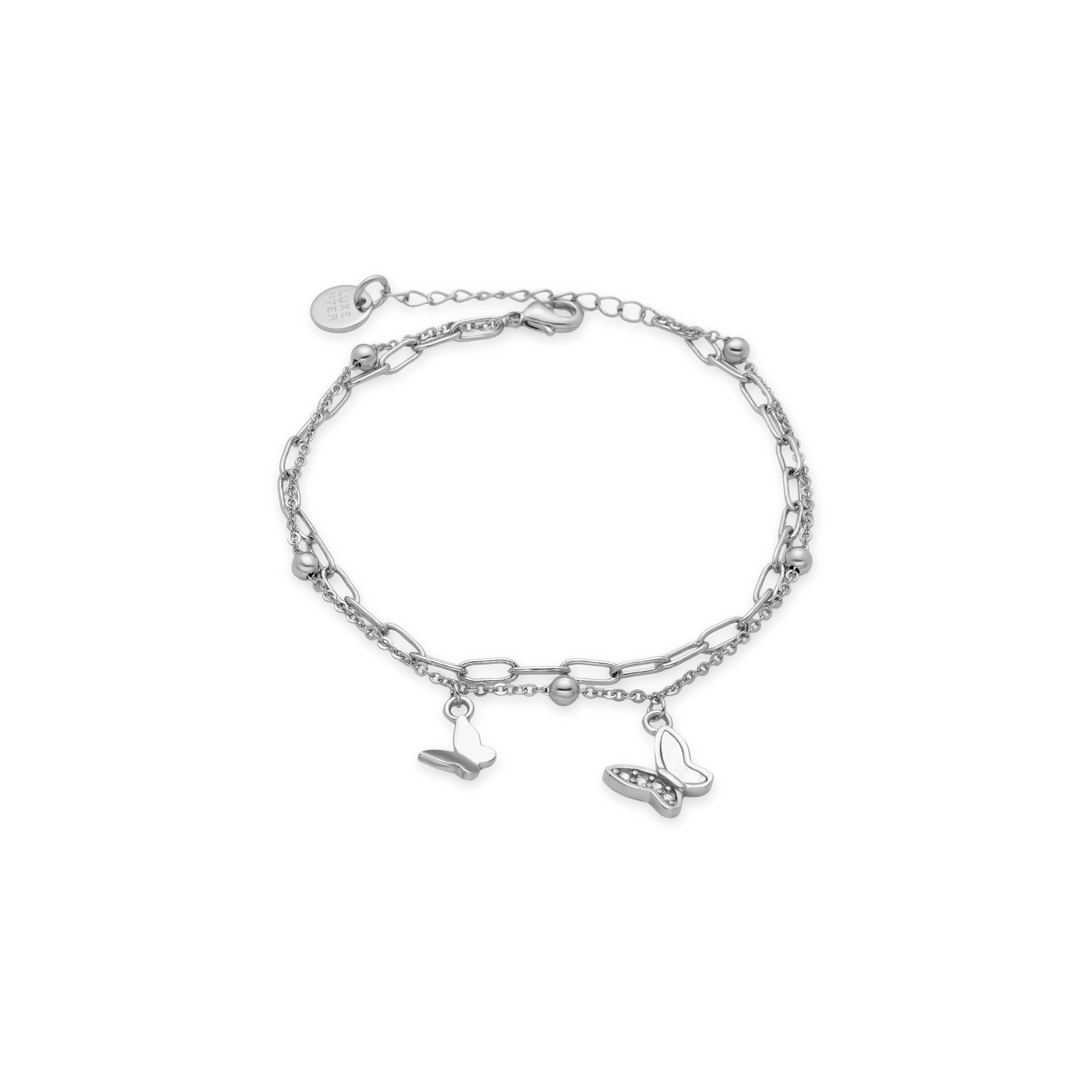 Pulseira de Zircónia Brilhante com acabamento em ródio - Tiek