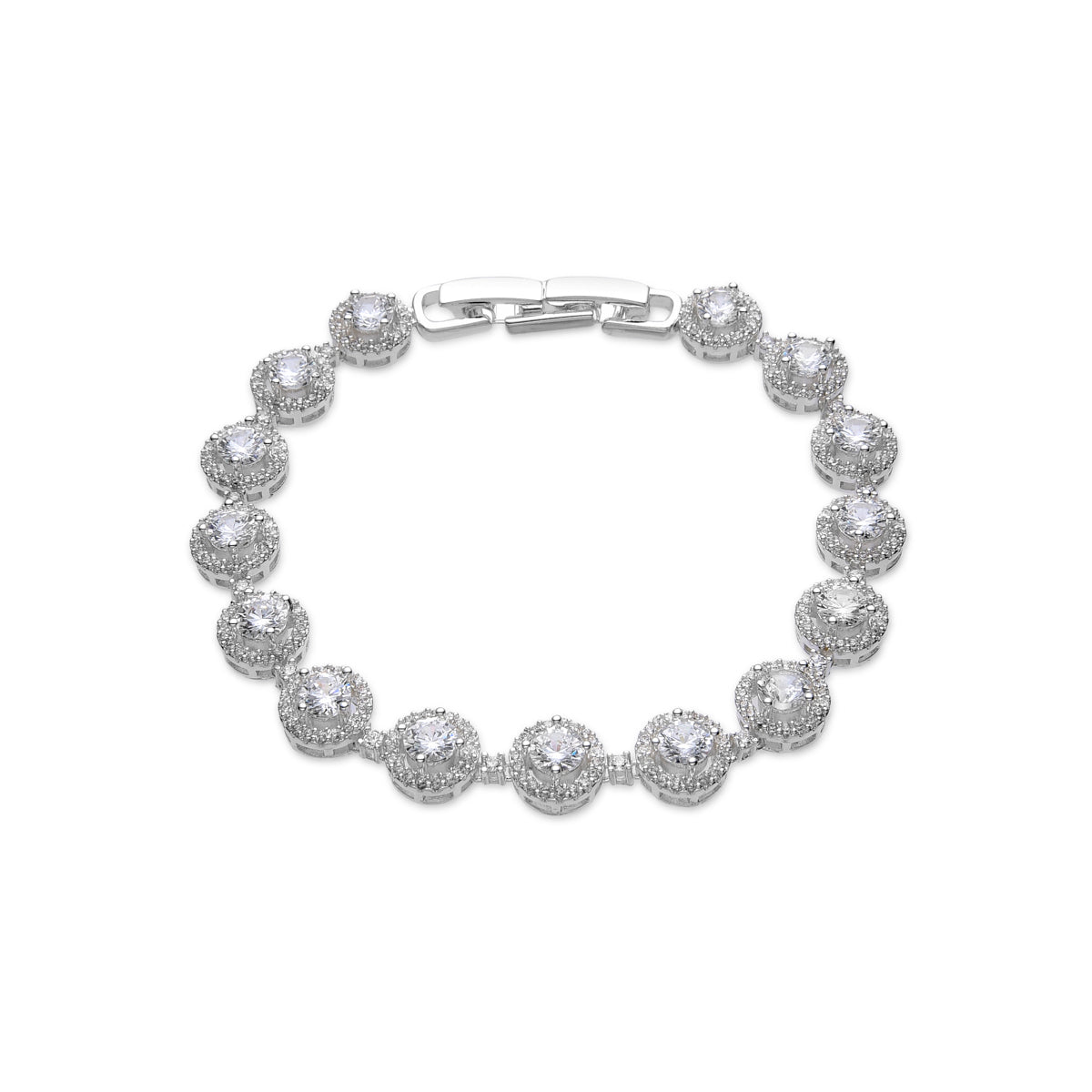 Bracelet with - silver finish - Heta