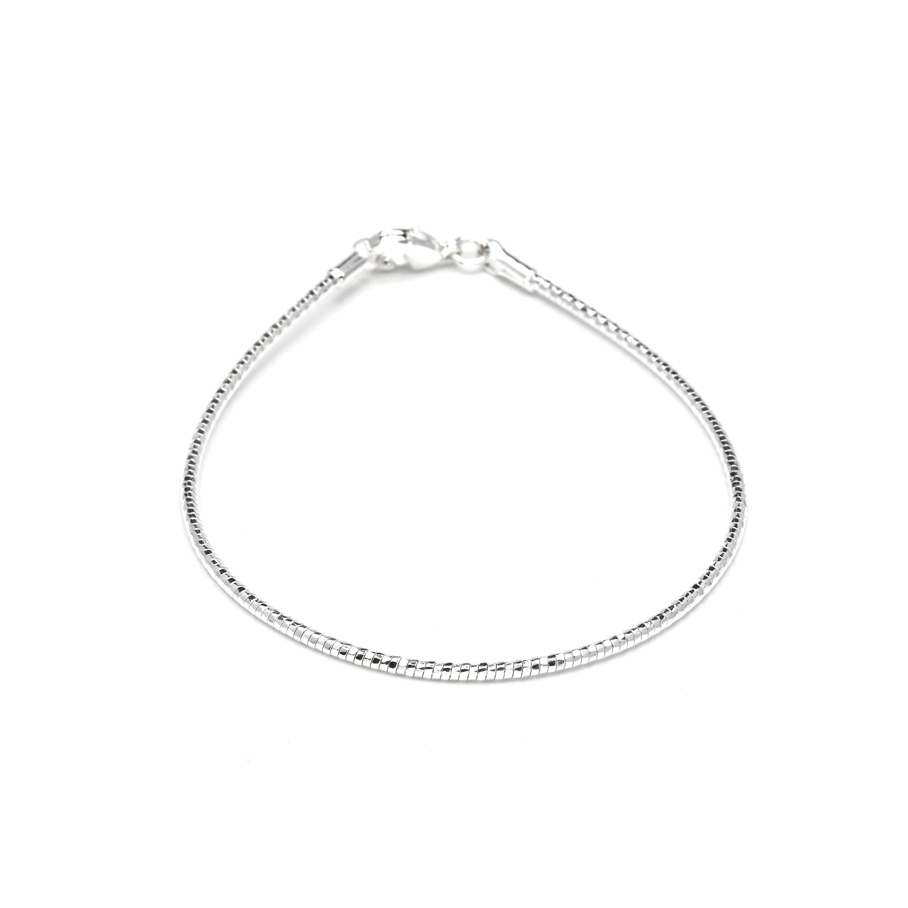 Rhodiniertes Armband - Nui