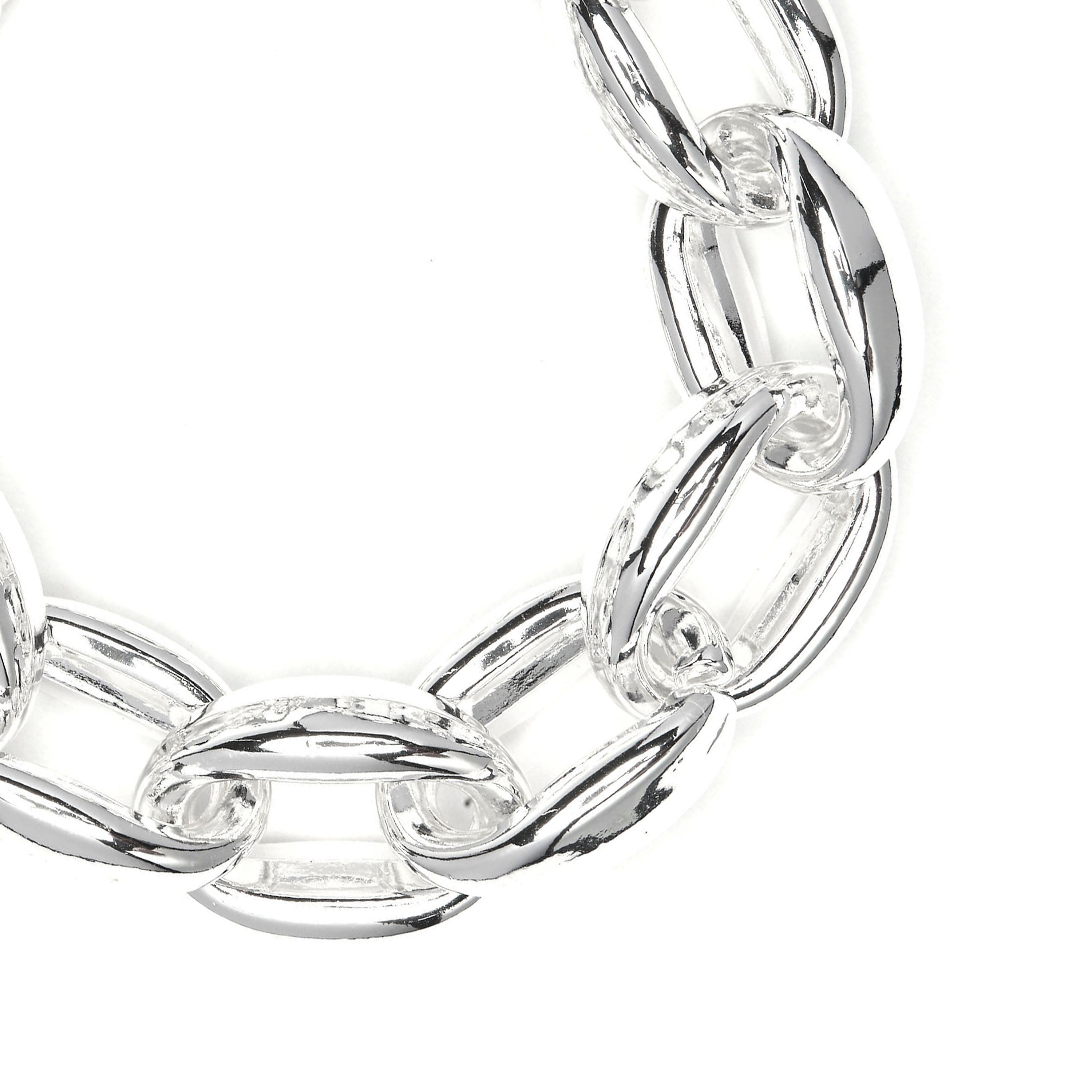 Rhodium Finish Bracelet - Aula