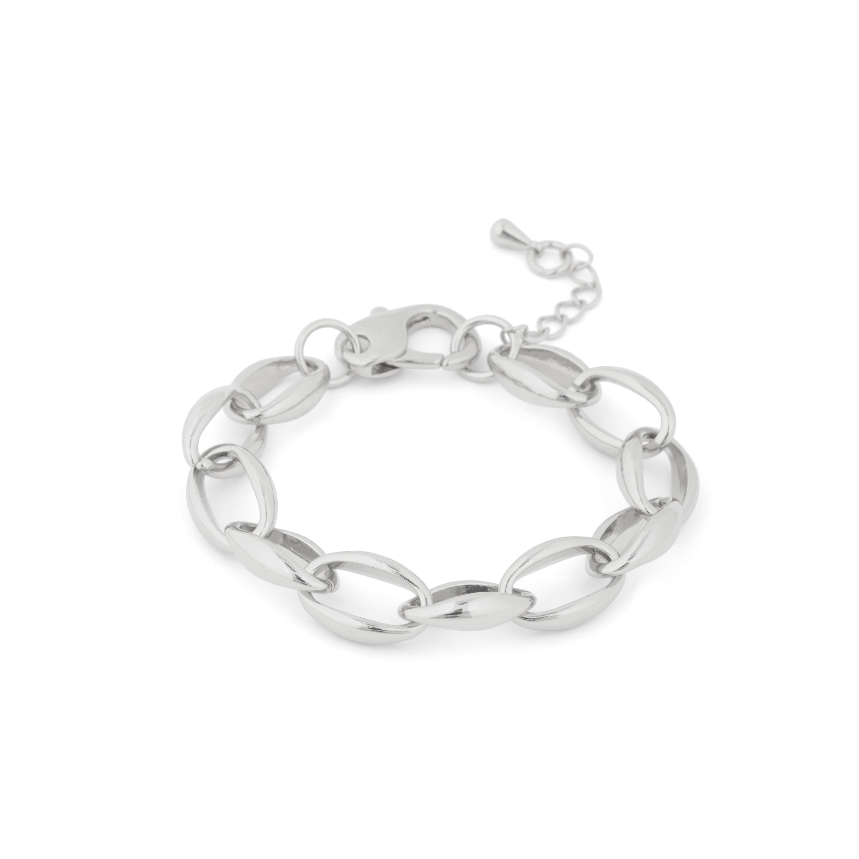 Bracelet finition rhodiée - Hande