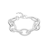 Pulseira com acabamento em ródio - Letli