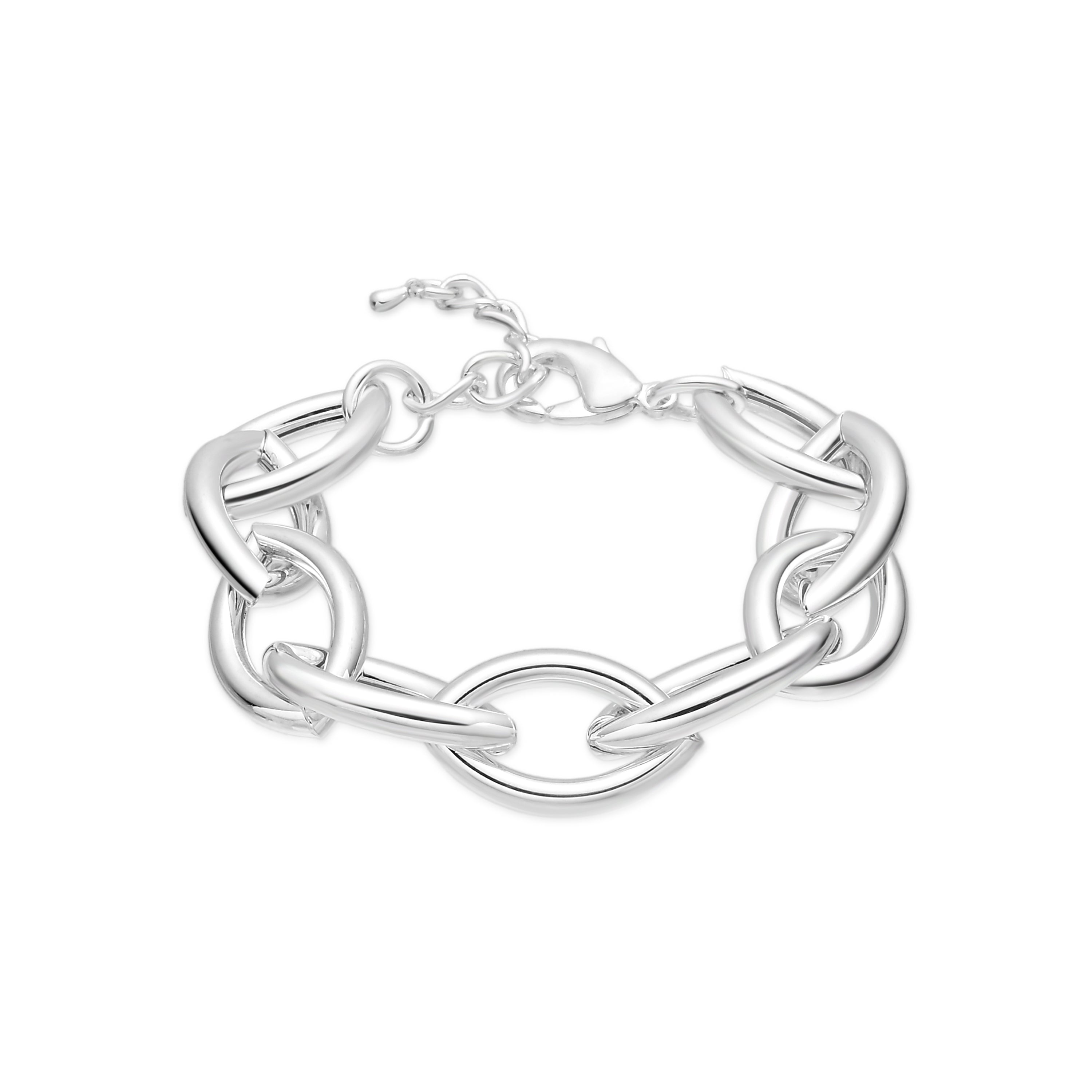 Rhodiniertes Armband - Letli