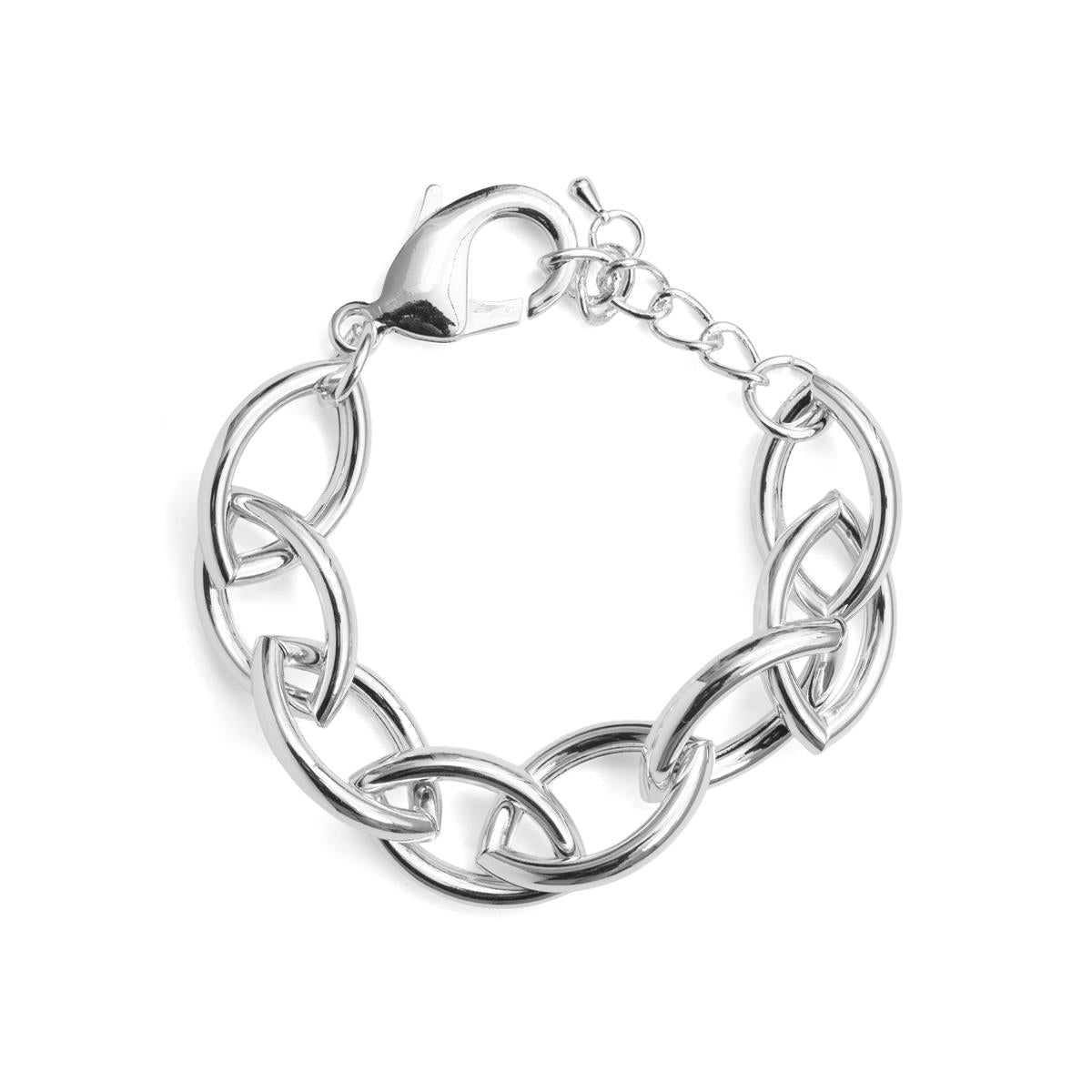 Pulsera acabado en rodio - Letli